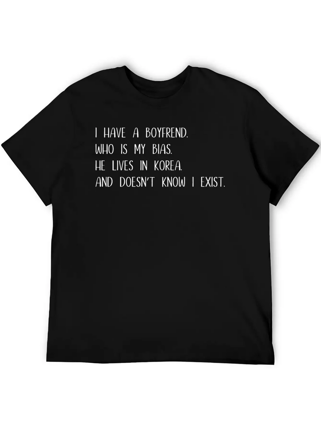 Korea K - Pop Music Gift Saying Unisex Casual T-Shirt – Clean Design For Daily Comfort