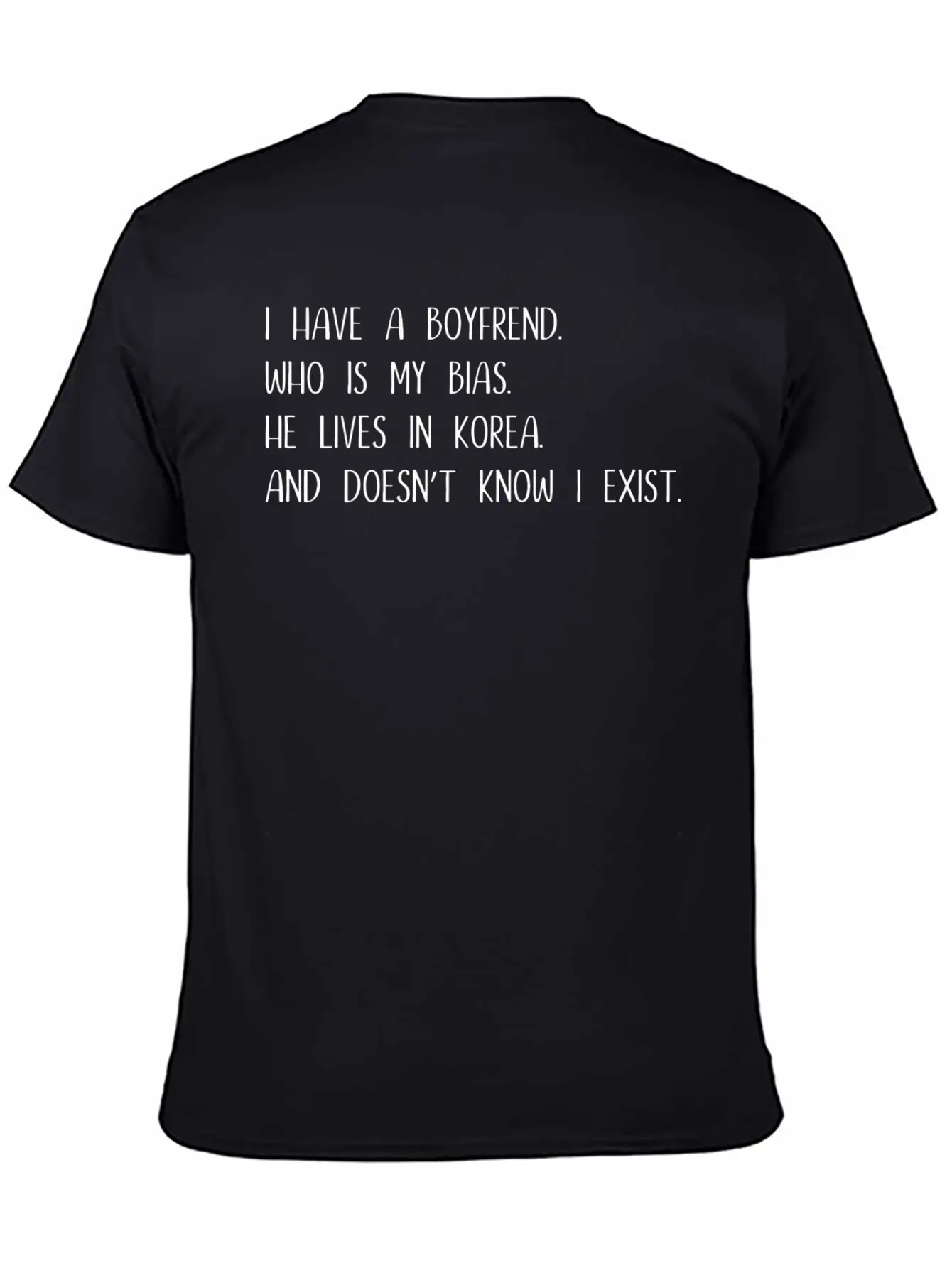 Korea K - Pop Music Gift Saying Unisex Casual T-Shirt – Clean Design For Daily Comfort