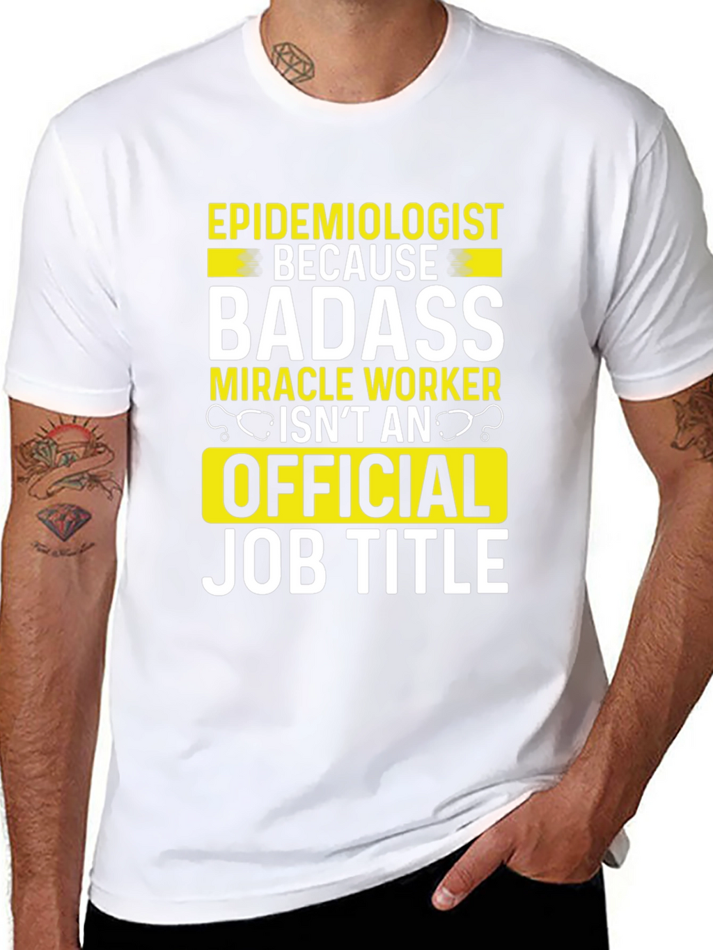 Epidemiologist Badass Job Title T-Shirt