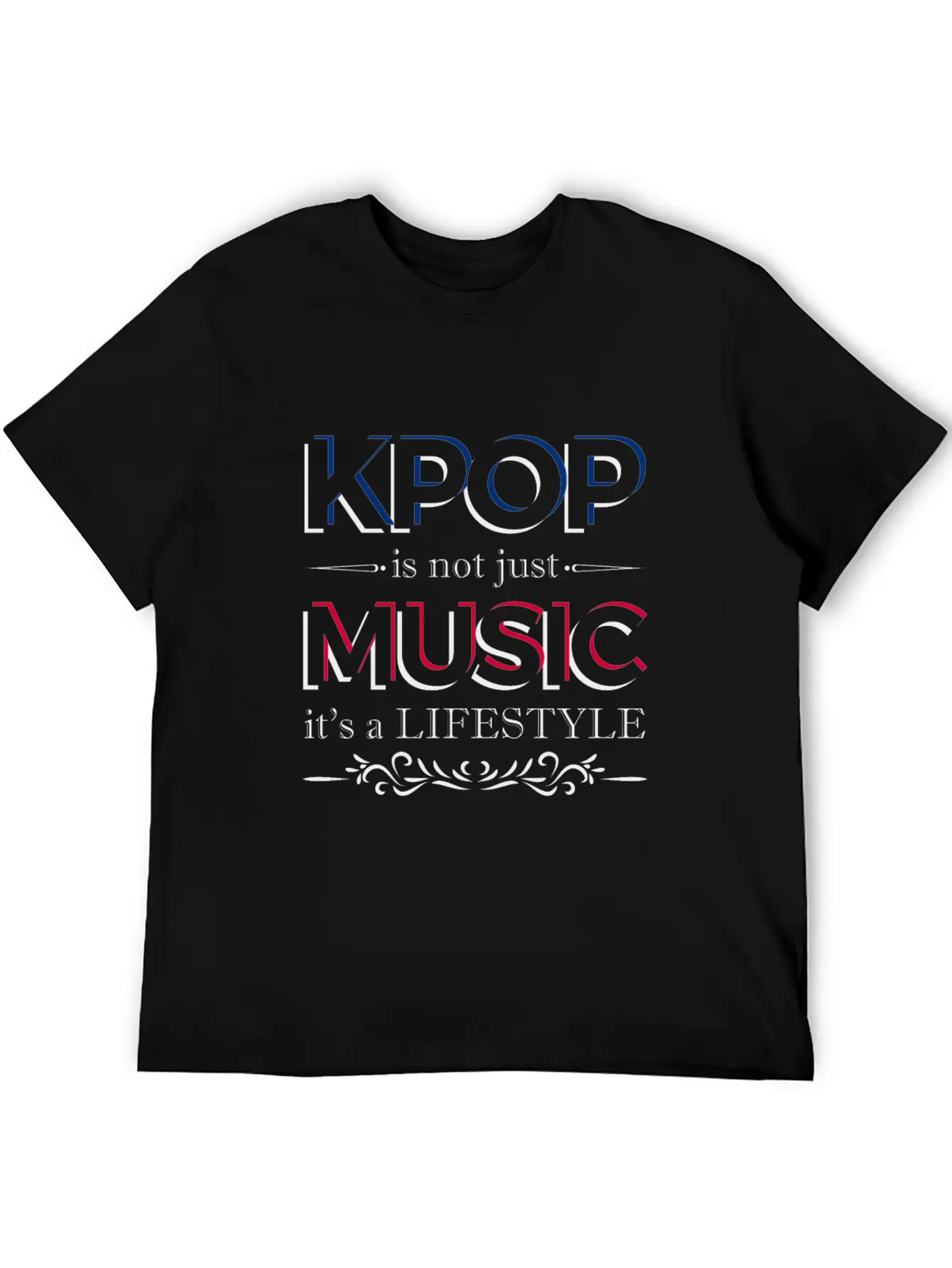 Kpop Is Not Just Music Is A Lifestyle Essential Cotton Tee For Daily Outfits – Unisex Style
