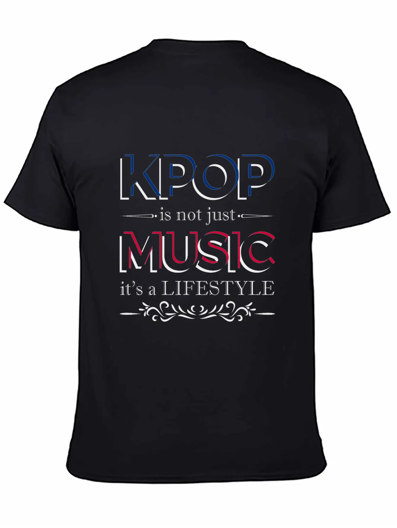Kpop Is Not Just Music Is A Lifestyle Essential Cotton Tee For Daily Outfits – Unisex Style