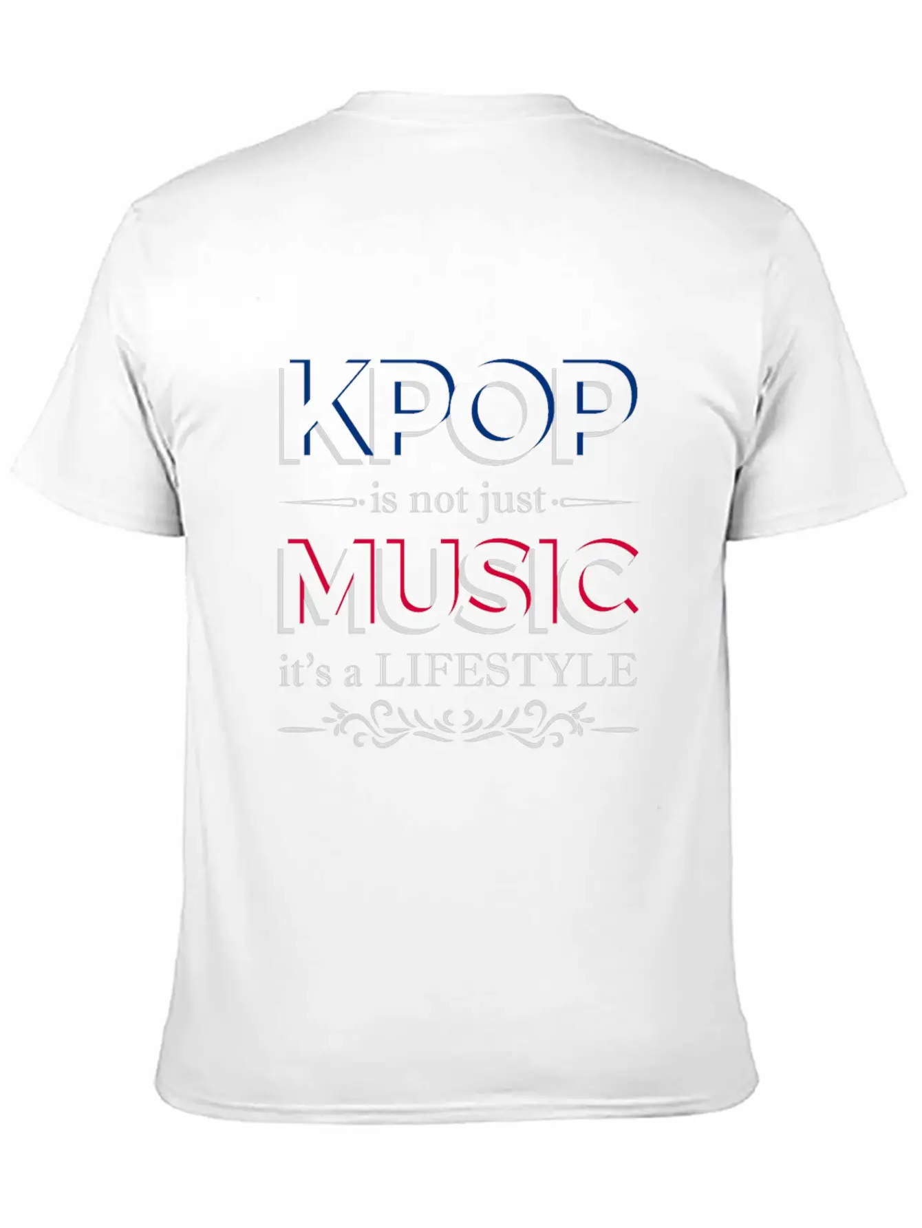 Kpop Is Not Just Music Is A Lifestyle Essential Cotton Tee For Daily Outfits – Unisex Style