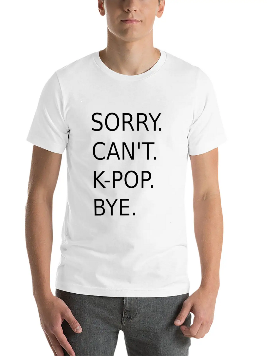 Kpop Korean Pop Music K-Pop Saying Stylish Everyday T-Shirt – Unisex Basic Cotton Tee
