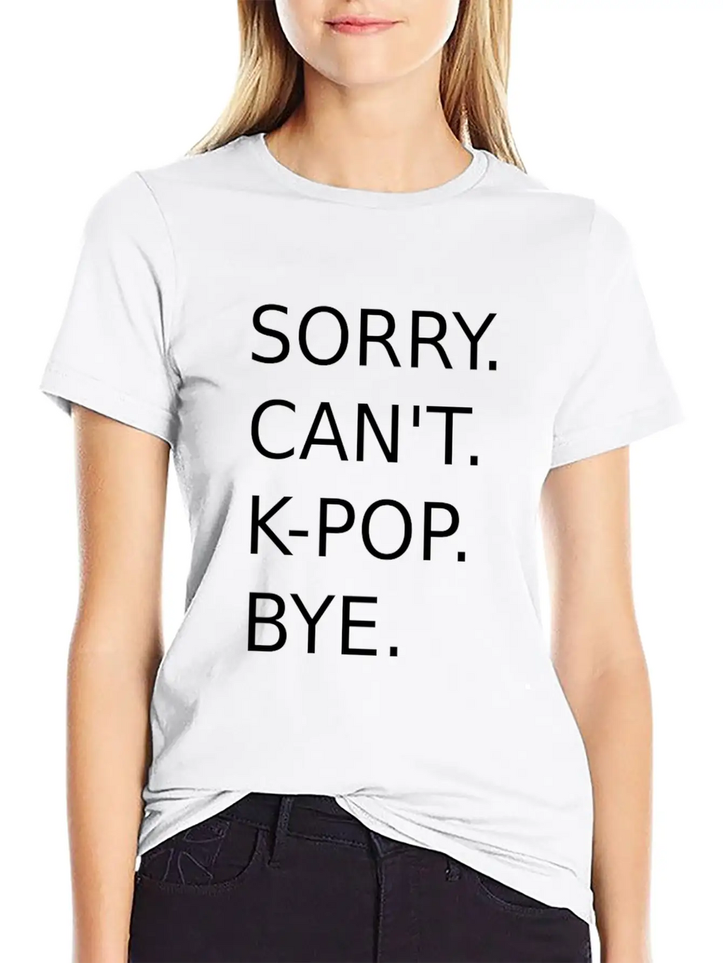 Kpop Korean Pop Music K-Pop Saying Stylish Everyday T-Shirt – Unisex Basic Cotton Tee