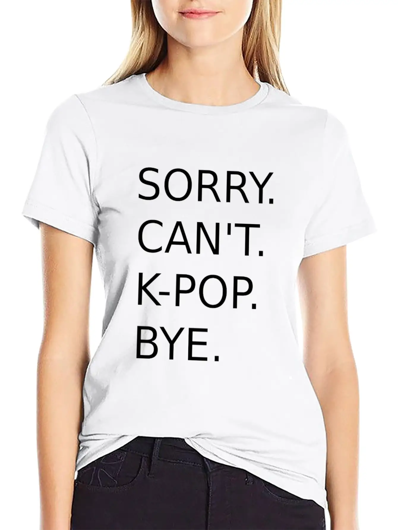 Kpop Korean Pop Music K-Pop Saying Stylish Everyday T-Shirt – Unisex Basic Cotton Tee