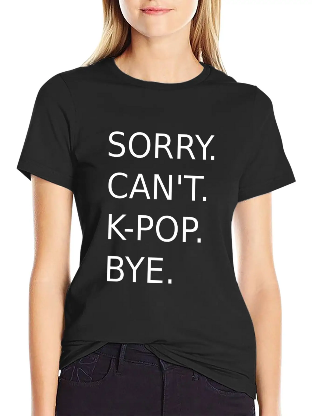 Kpop Korean Pop Music K-Pop Saying Stylish Everyday T-Shirt – Unisex Basic Cotton Tee