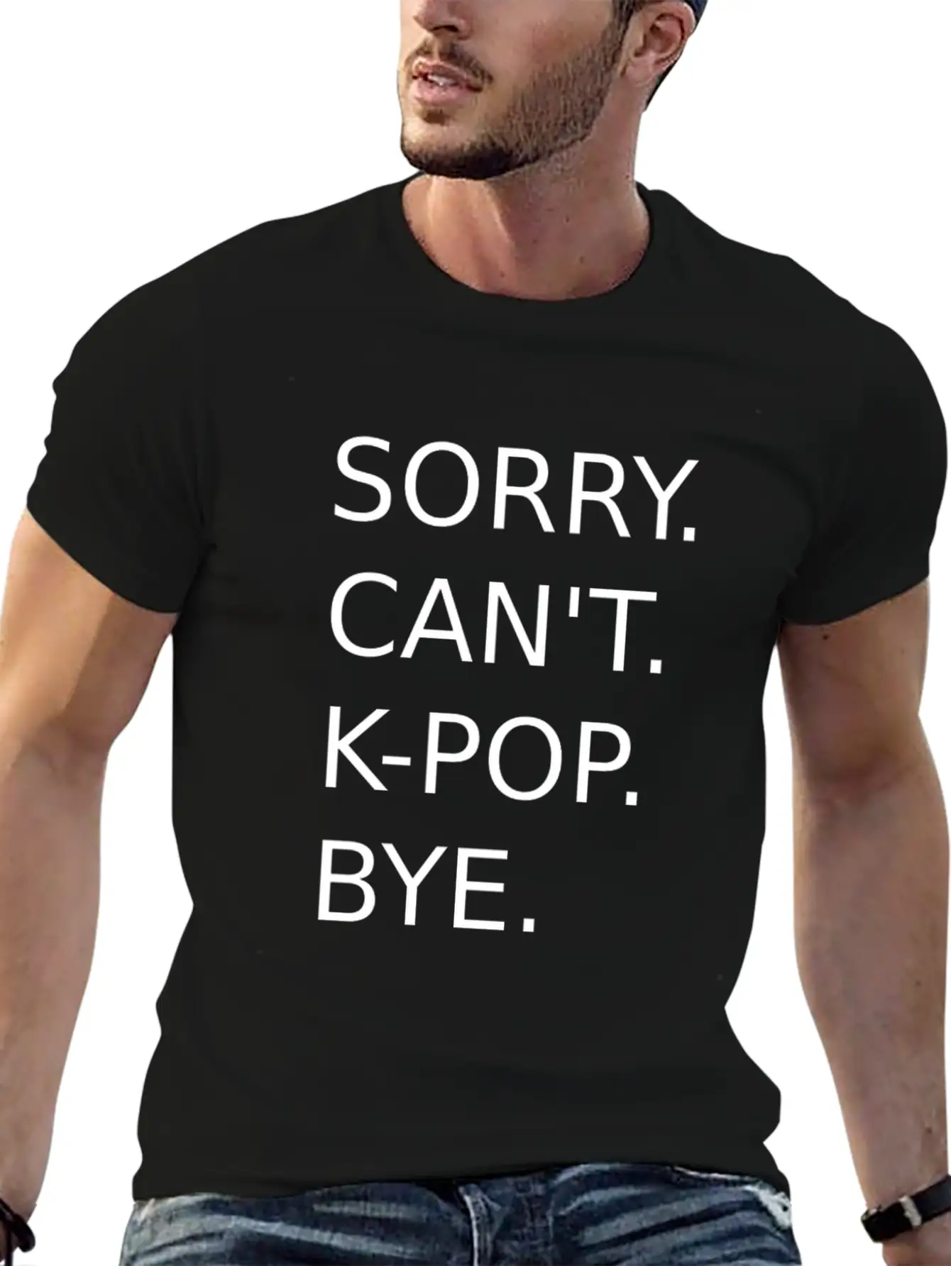 Kpop Korean Pop Music K-Pop Saying Stylish Everyday T-Shirt – Unisex Basic Cotton Tee