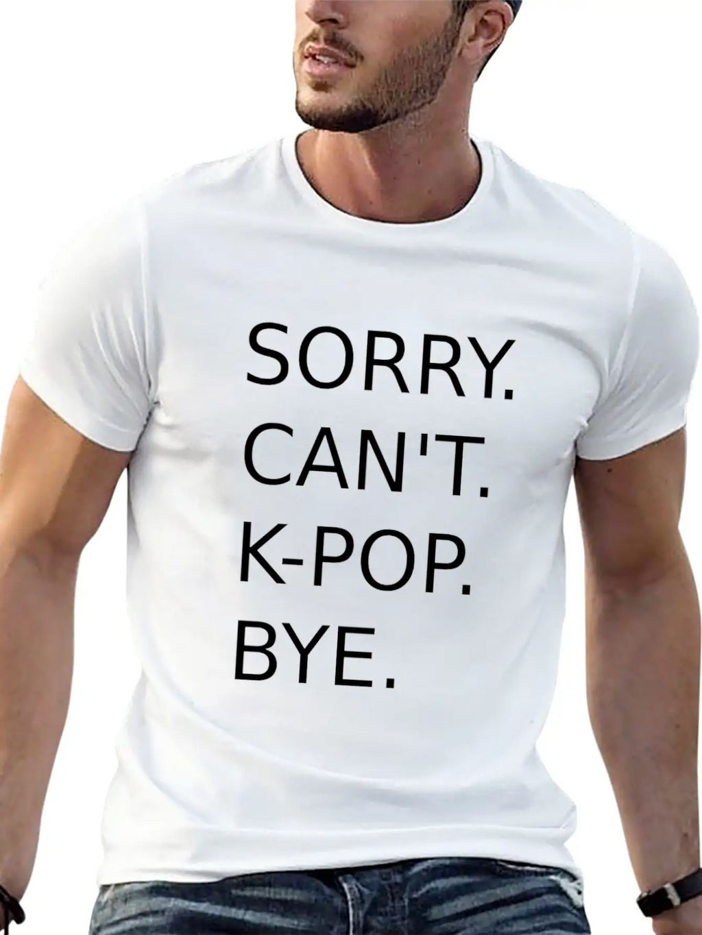 Kpop Korean Pop Music K-Pop Saying Stylish Everyday T-Shirt – Unisex Basic Cotton Tee