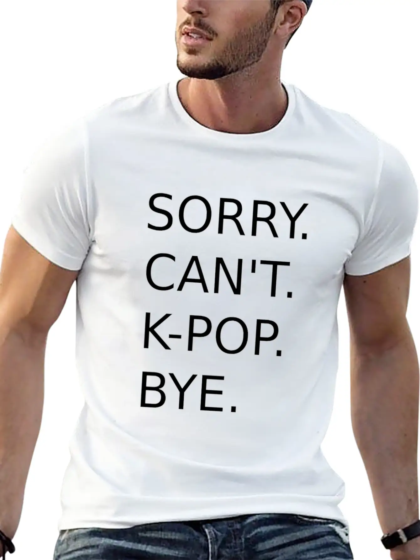 Kpop Korean Pop Music K-Pop Saying Stylish Everyday T-Shirt – Unisex Basic Cotton Tee