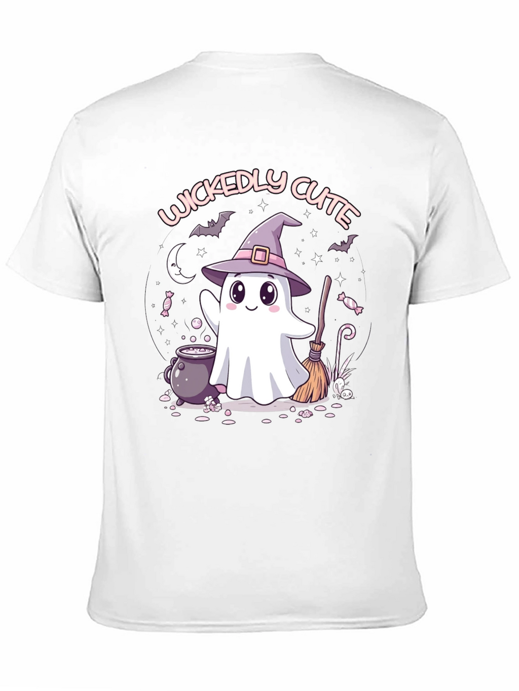Wickedly Cute Halloween Ghost T-Shirt