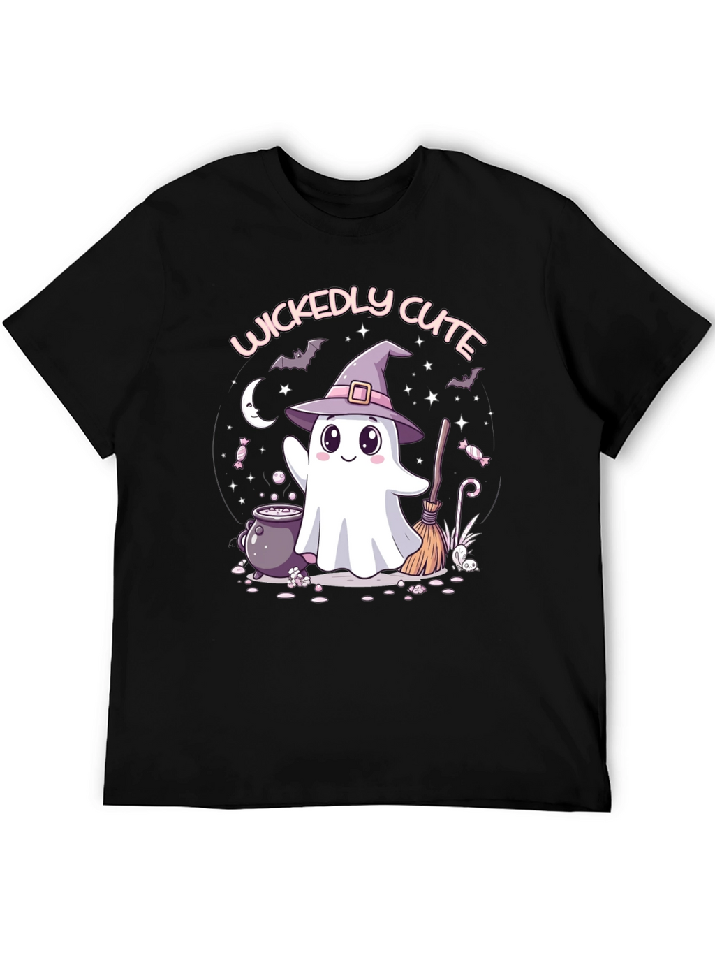 Wickedly Cute Halloween Ghost T-Shirt
