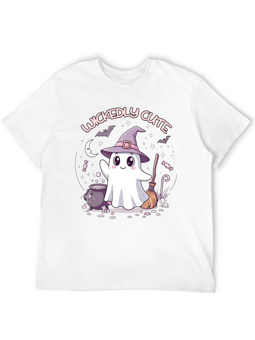 Wickedly Cute Halloween Ghost T-Shirt