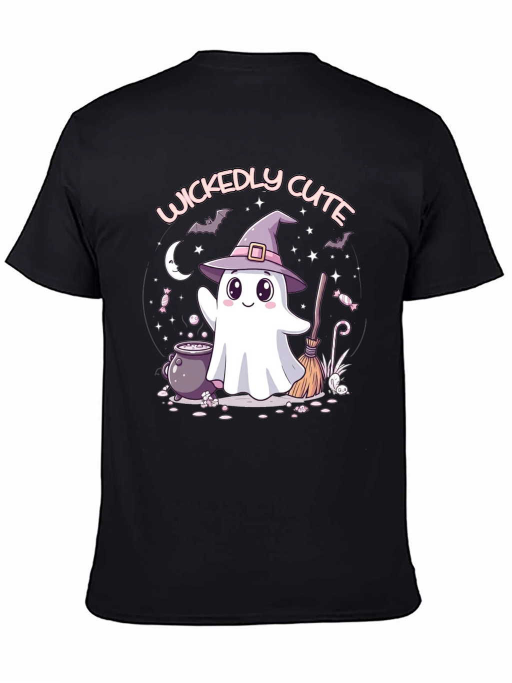 Wickedly Cute Halloween Ghost T-Shirt