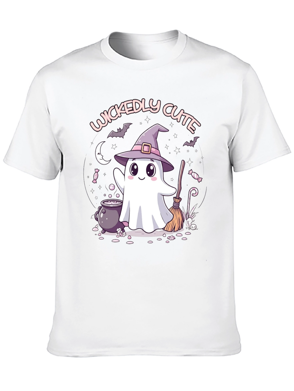 Wickedly Cute Halloween Ghost T-Shirt