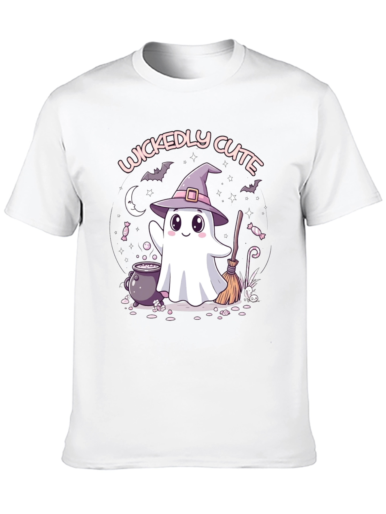 Wickedly Cute Halloween Ghost T-Shirt