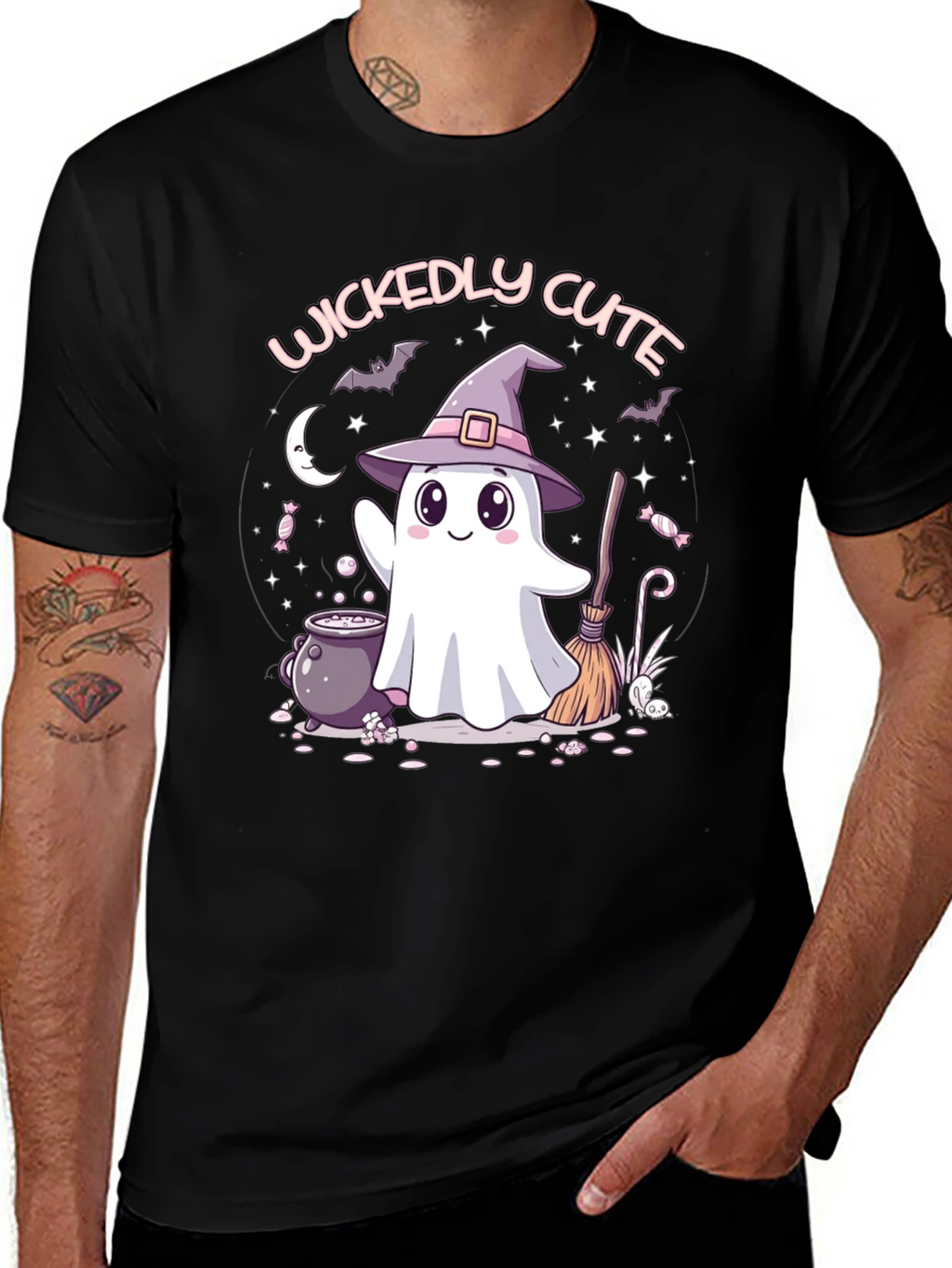 Wickedly Cute Halloween Ghost T-Shirt