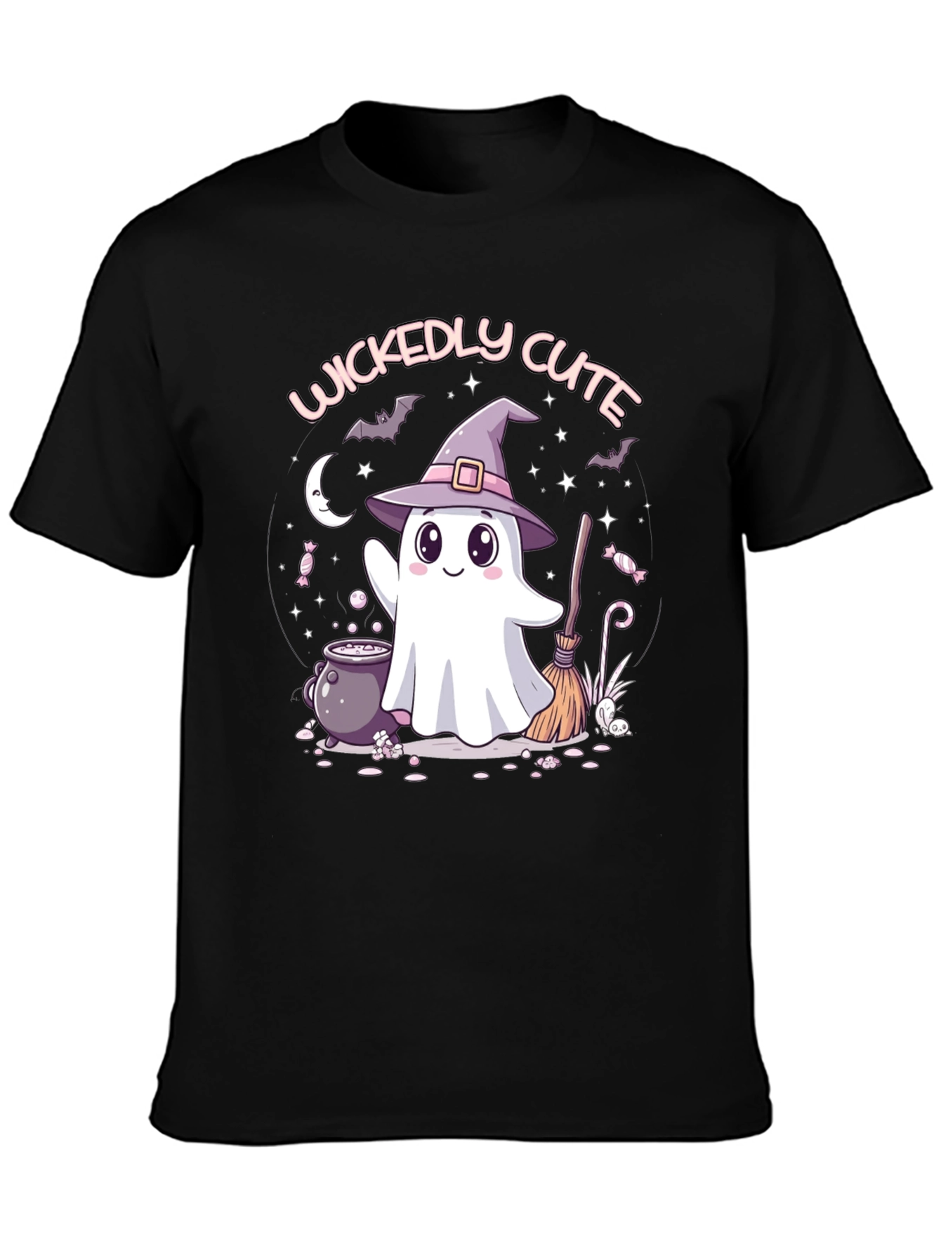 Wickedly Cute Halloween Ghost T-Shirt