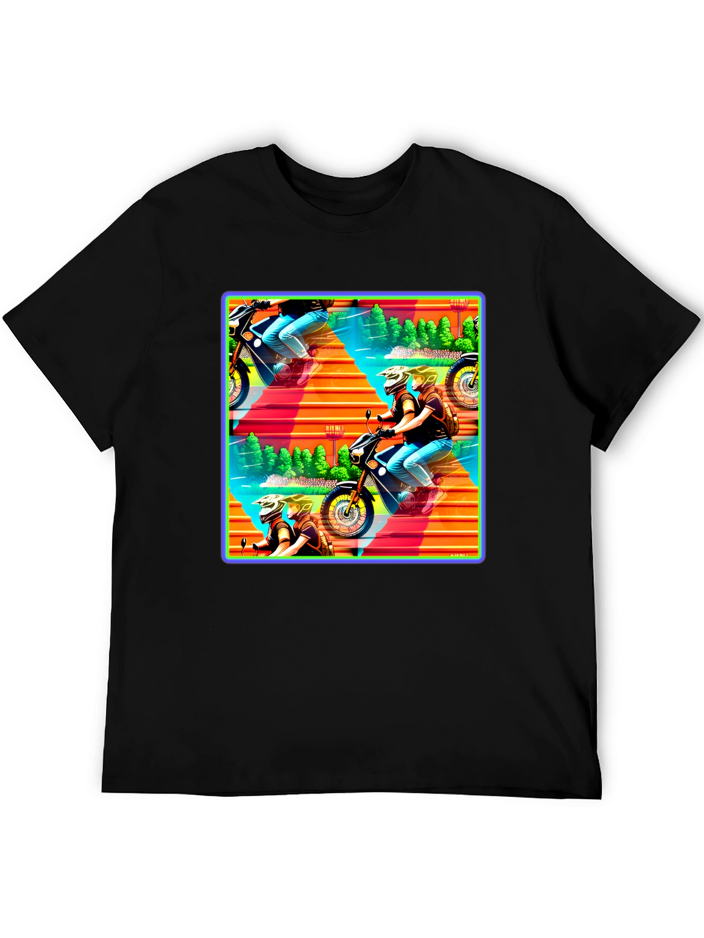 Motorcycle Adventure Graphic Tee