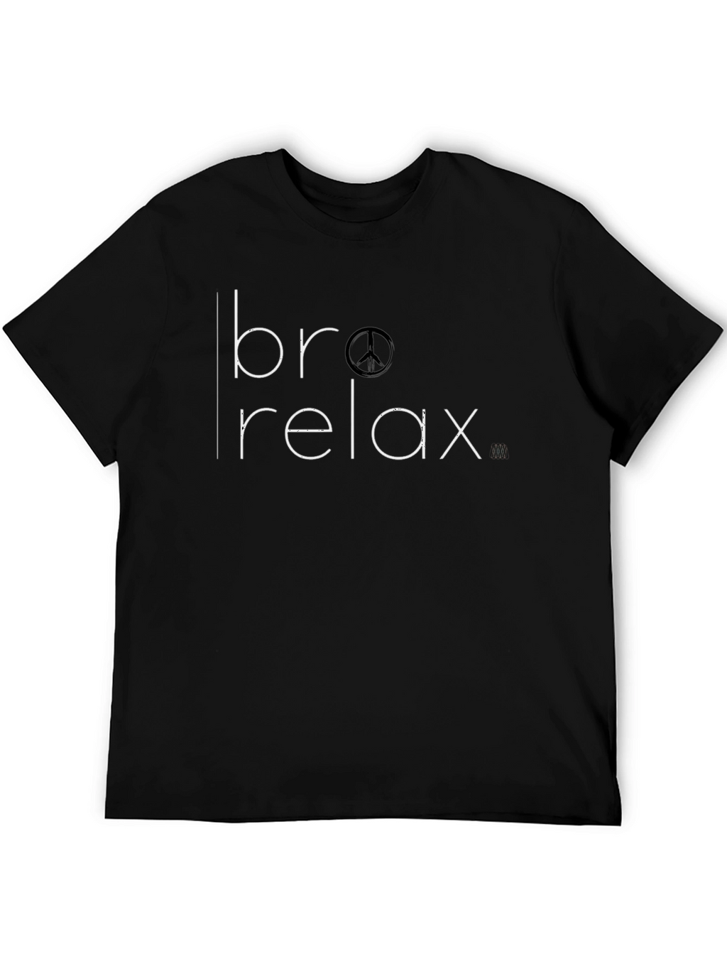 Bro Relax T-Shirt Peace Sign Graphic Tee