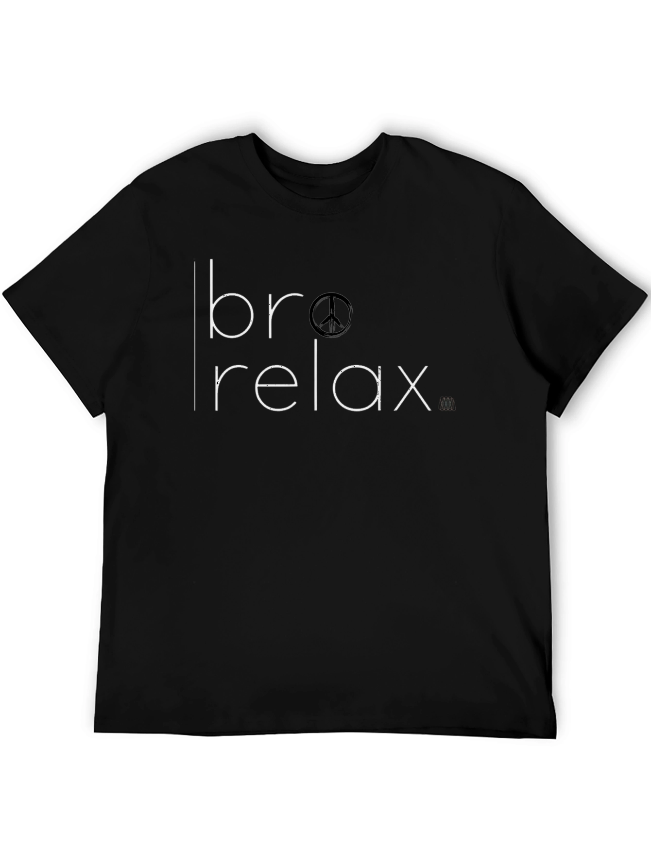 Bro Relax T-Shirt Peace Sign Graphic Tee
