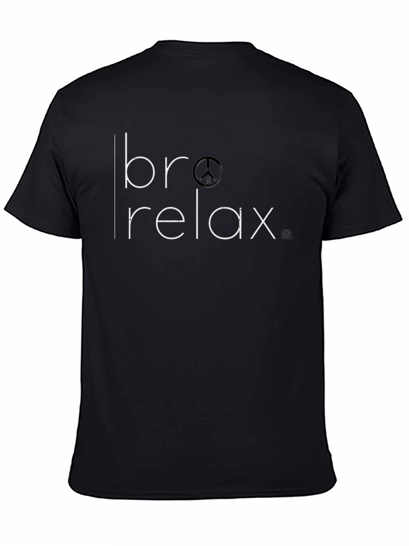 Bro Relax T-Shirt Peace Sign Graphic Tee