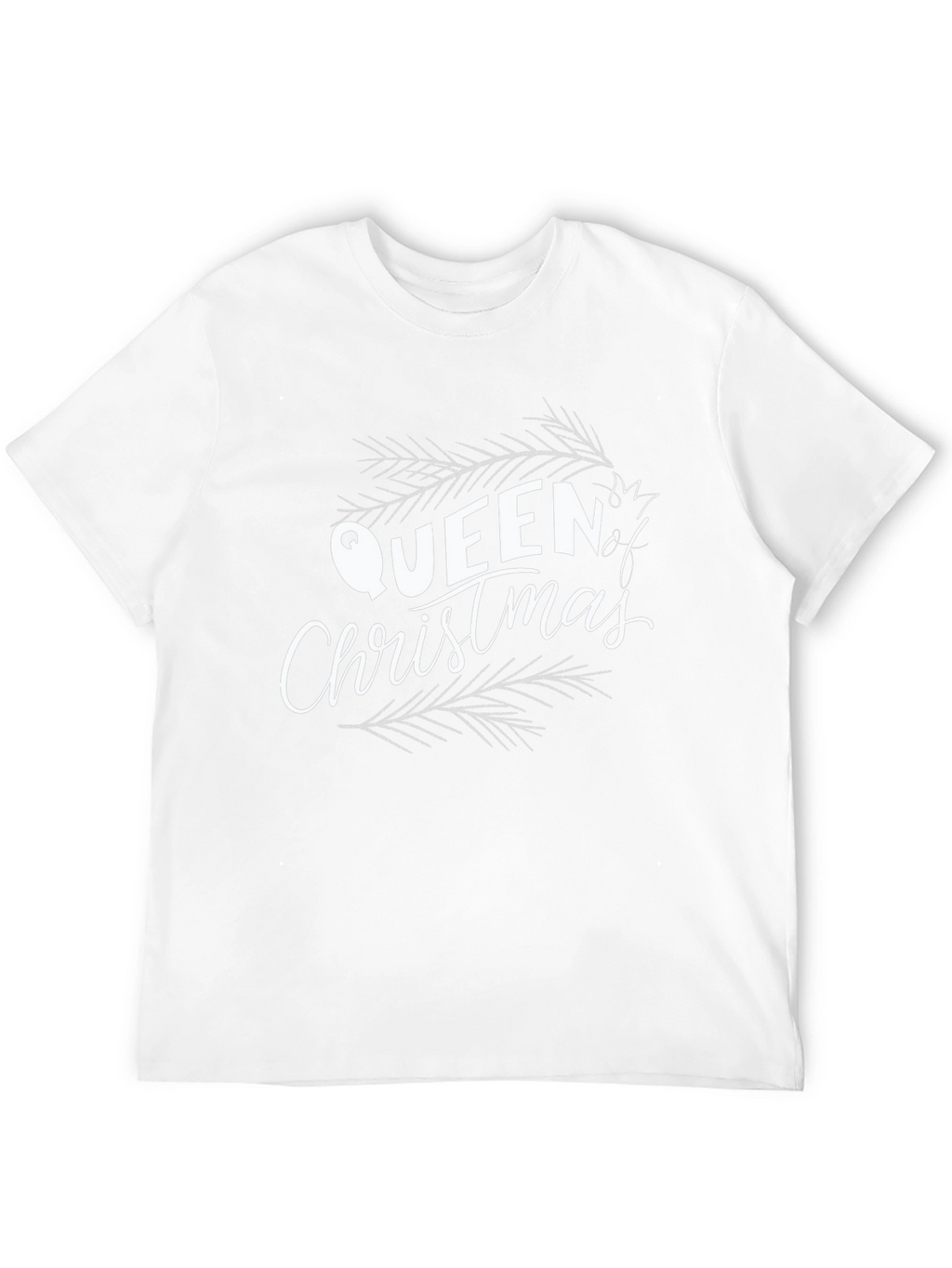 Queen of Christmas Graphic Tee - Holiday Festive Shirt