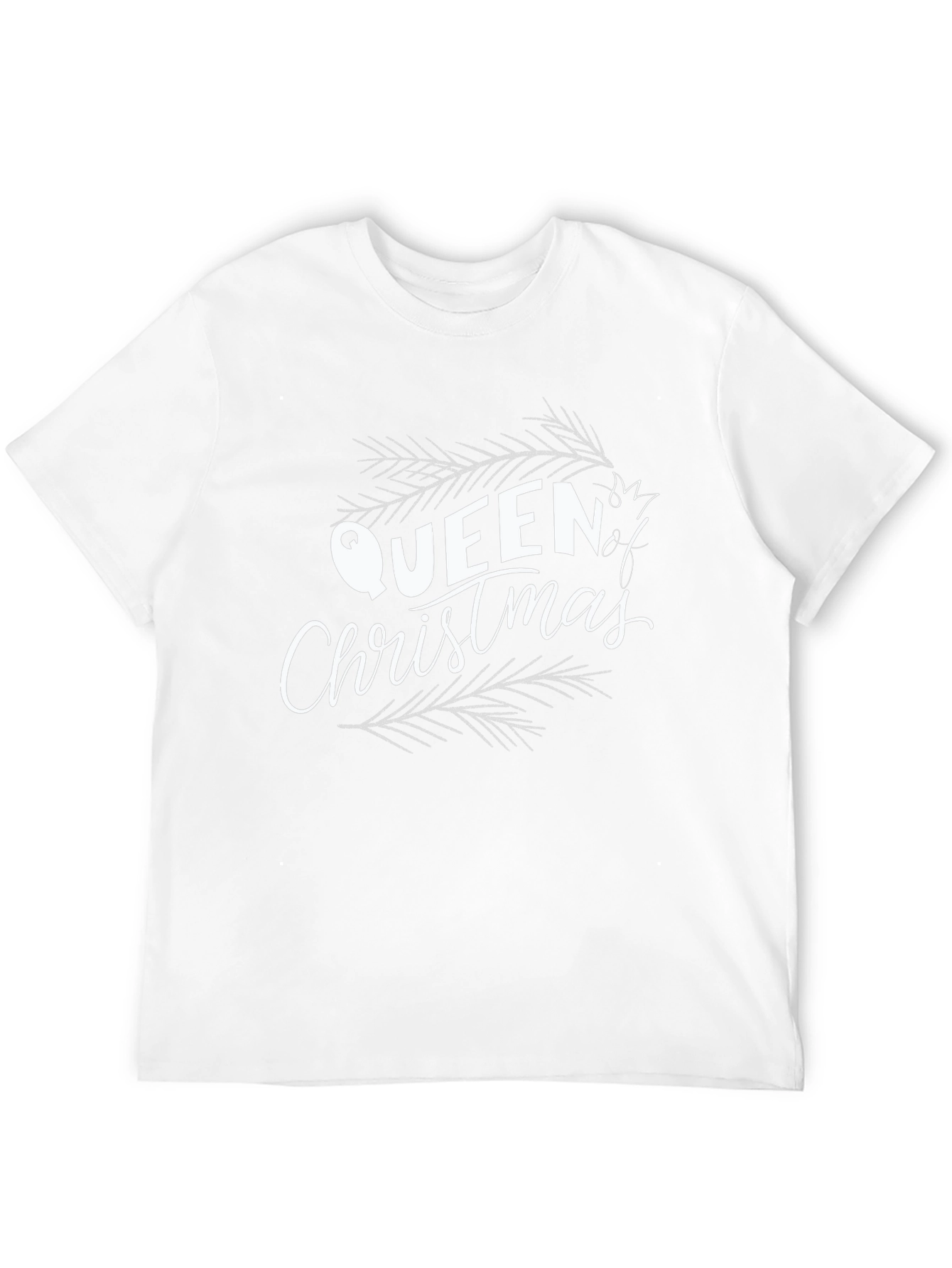 Queen of Christmas Graphic Tee - Holiday Festive Shirt
