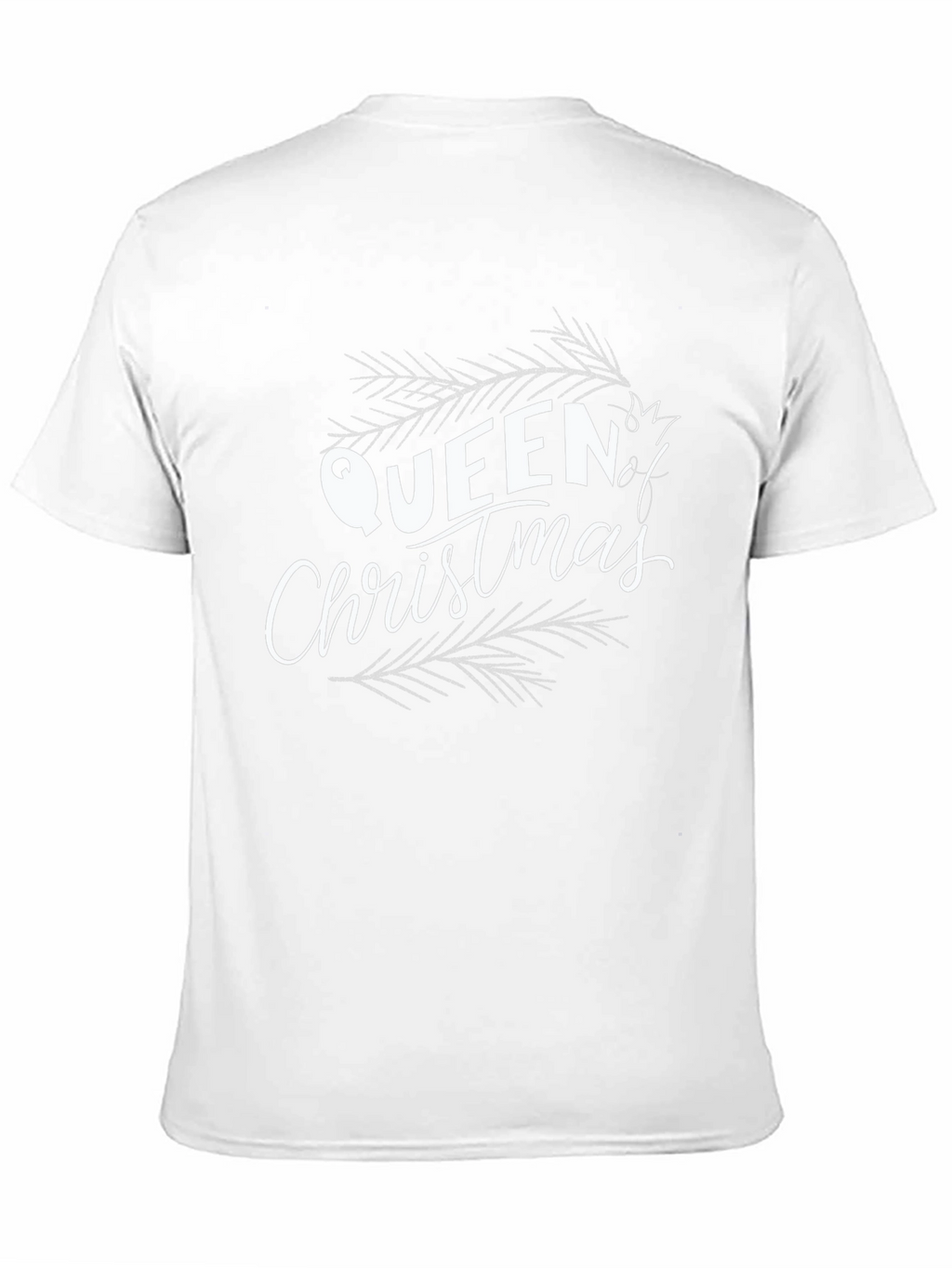 Queen of Christmas Graphic Tee - Holiday Festive Shirt