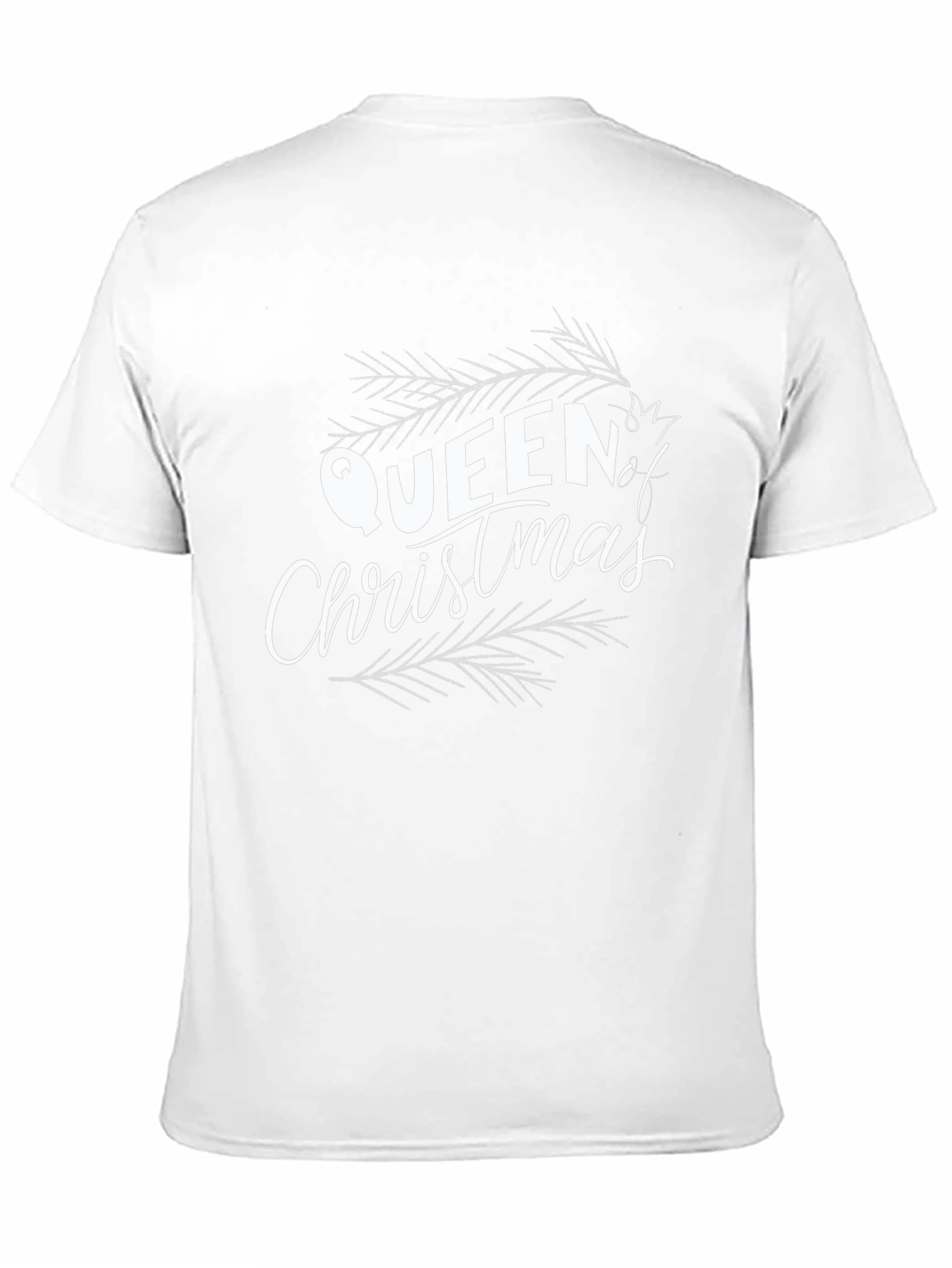 Queen of Christmas Graphic Tee - Holiday Festive Shirt