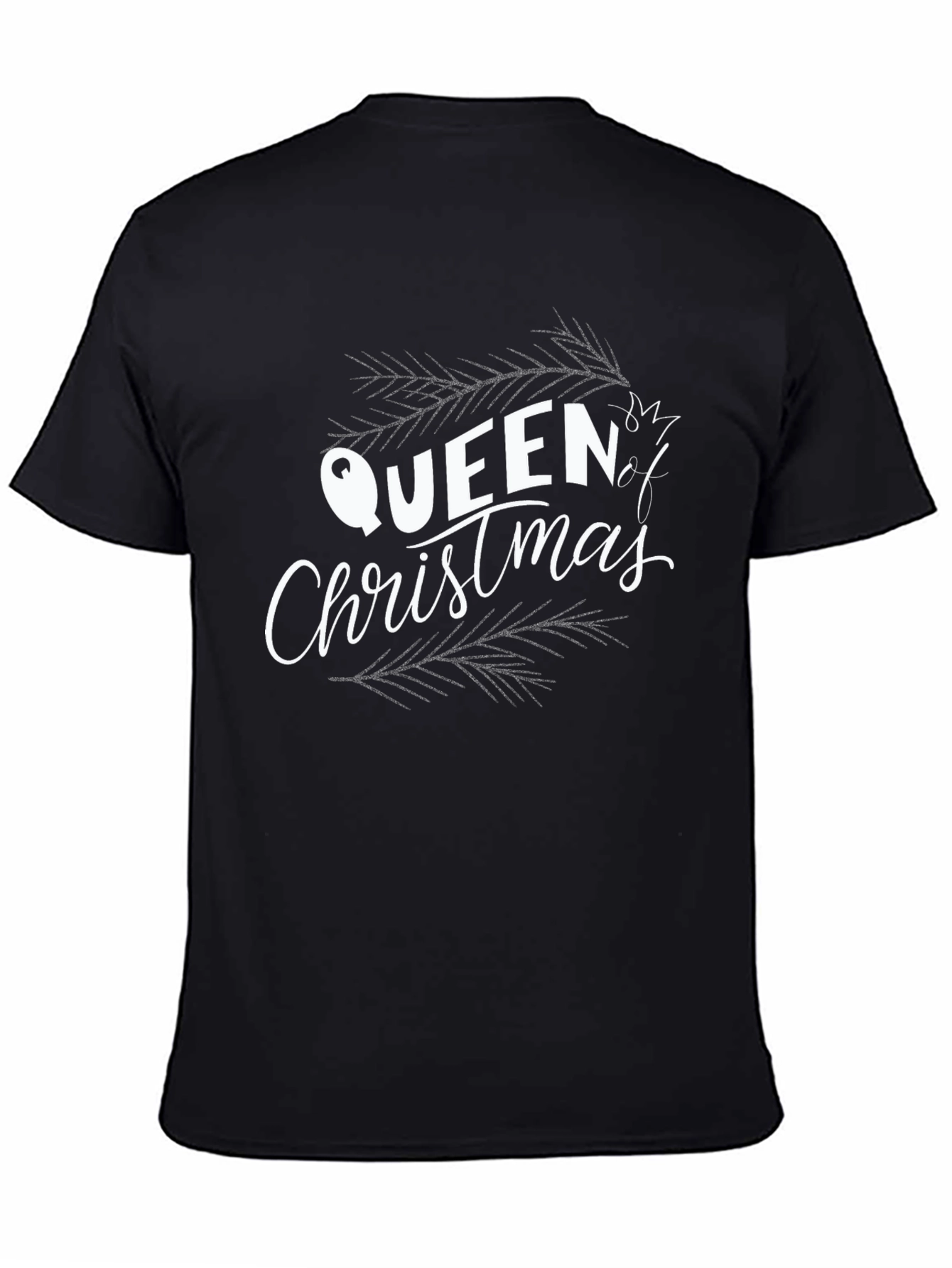 Queen of Christmas Graphic Tee - Holiday Festive Shirt