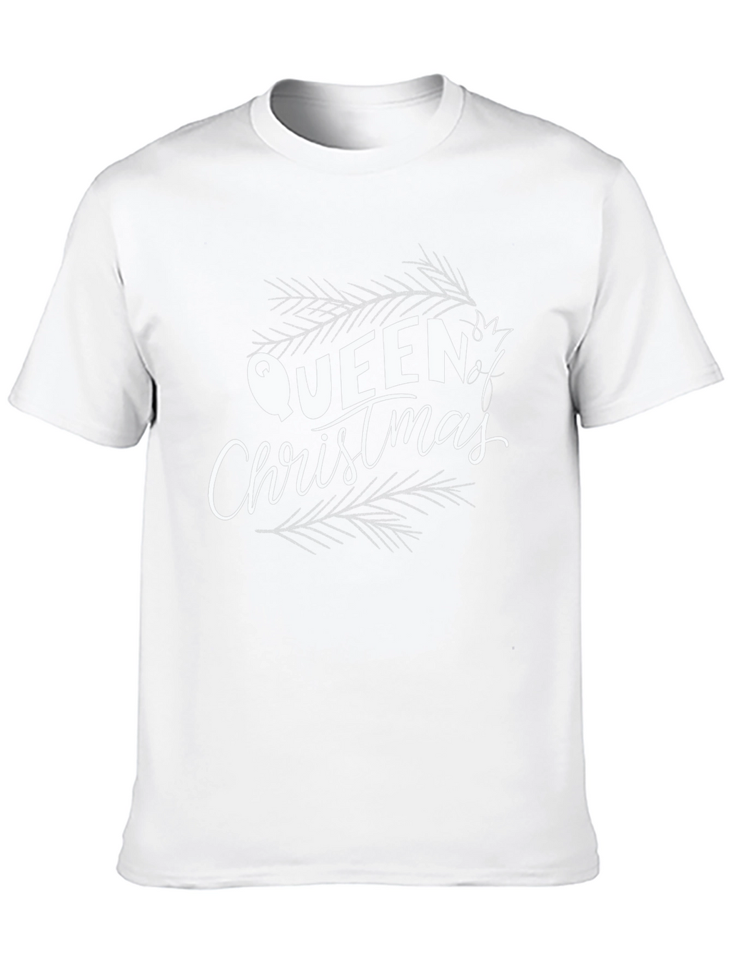 Queen of Christmas Graphic Tee - Holiday Festive Shirt