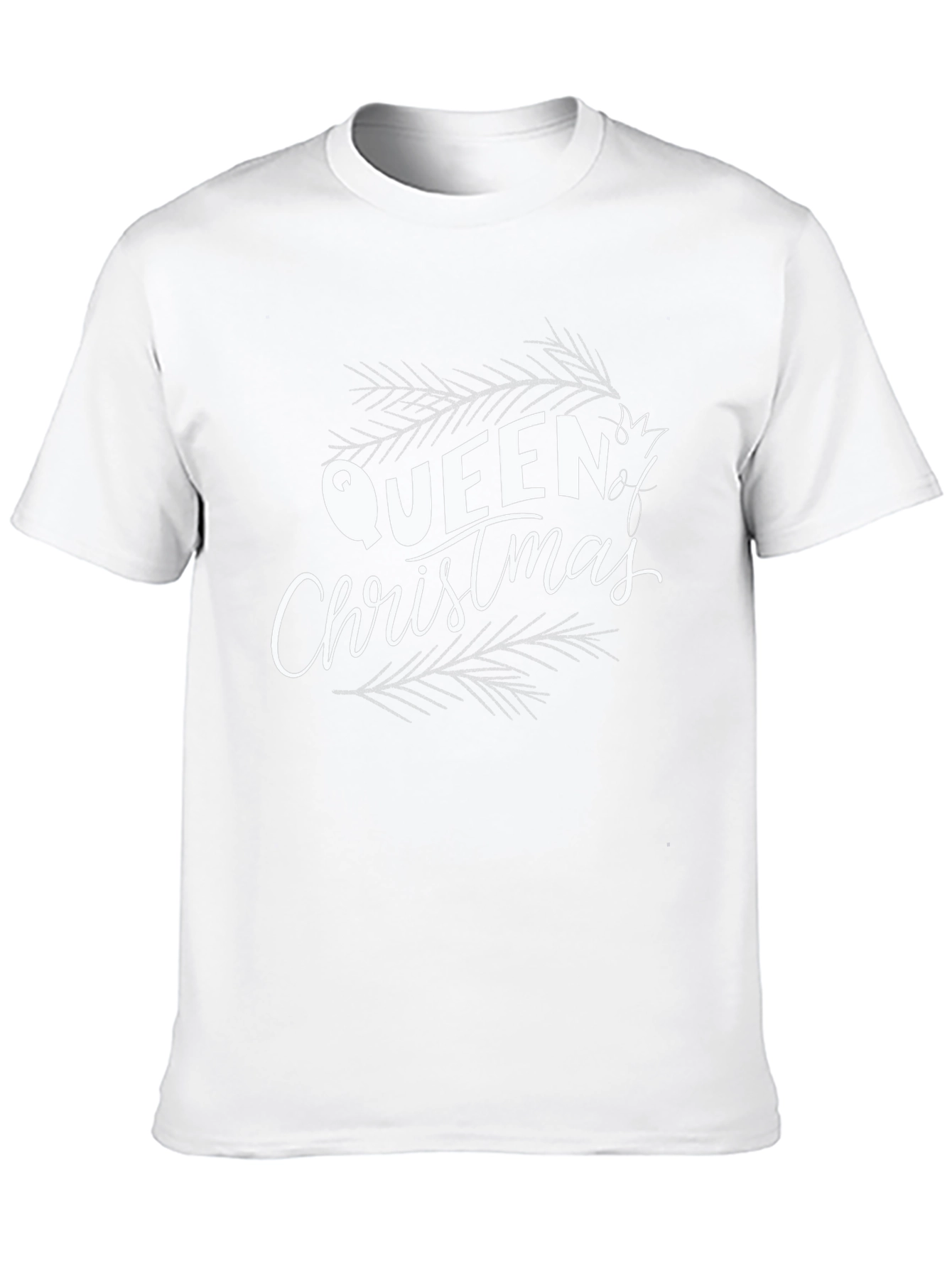 Queen of Christmas Graphic Tee - Holiday Festive Shirt