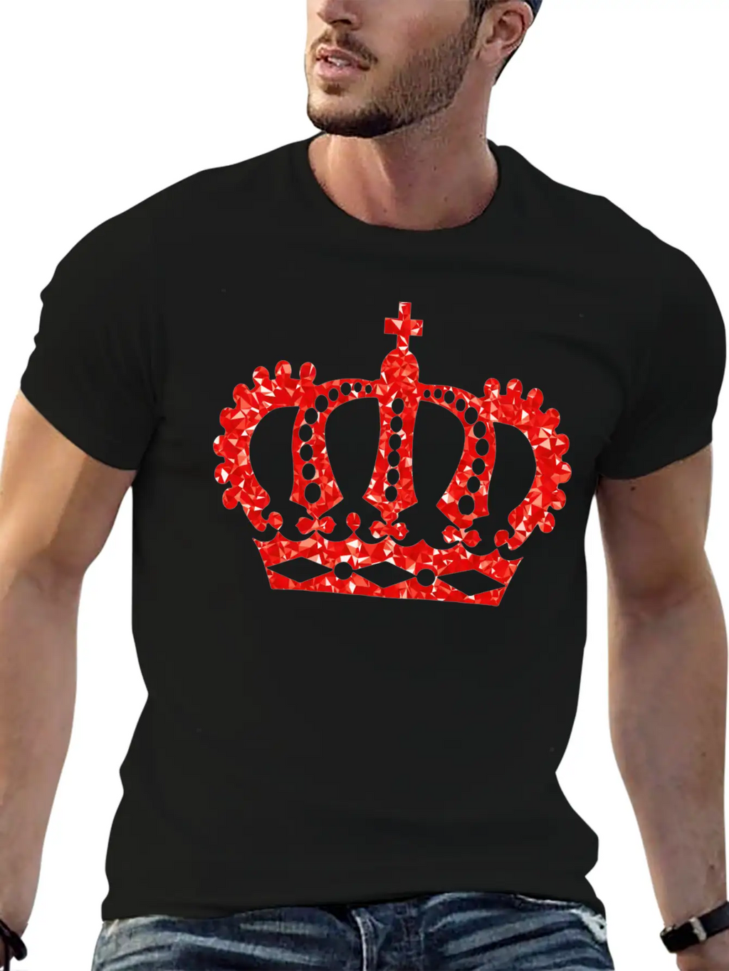 Krone Crown Koenig King Castle Schloss Tower Burg5 Breathable Soft Cotton T-Shirt – Timeless Casual Look