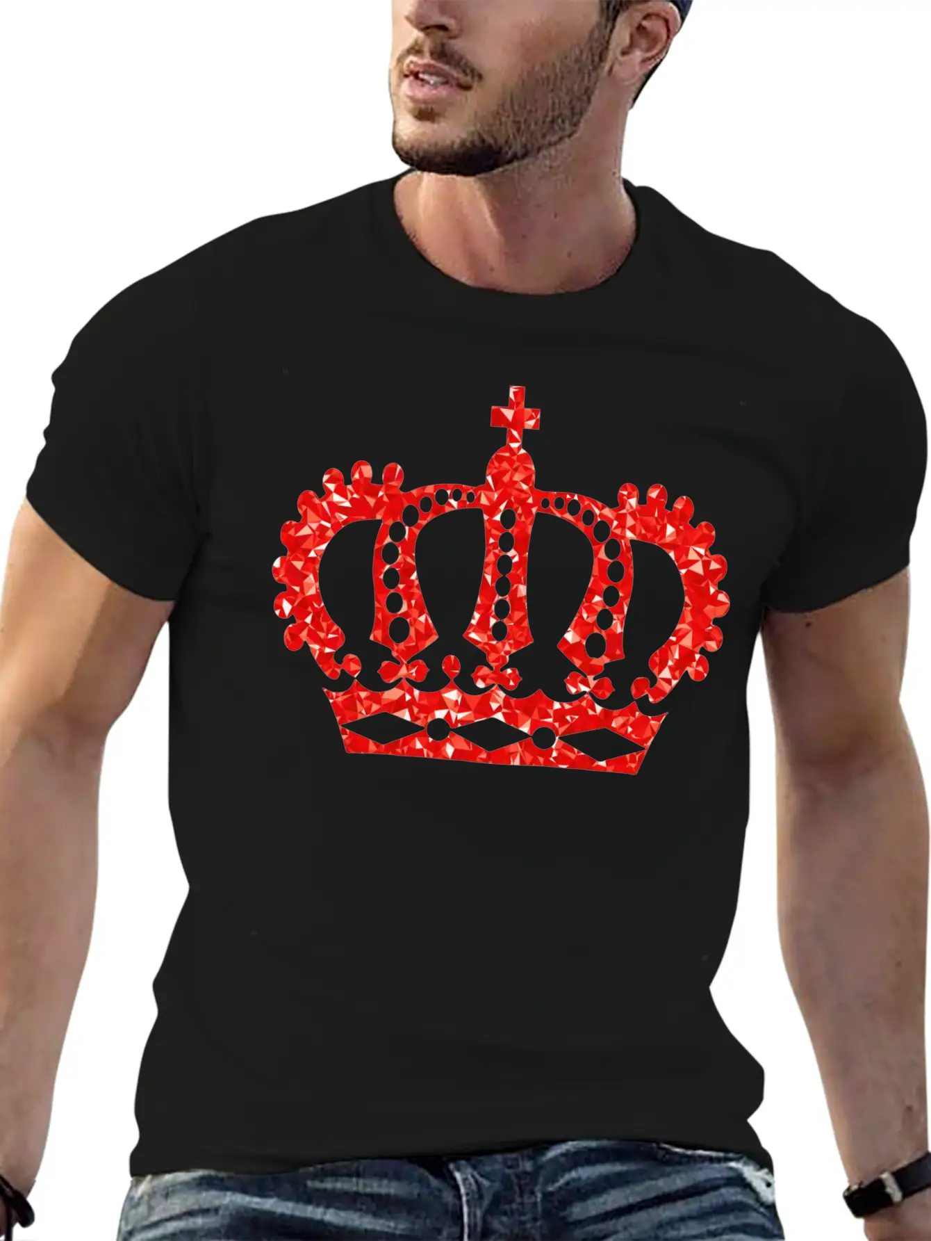 Krone Crown Koenig King Castle Schloss Tower Burg5 Breathable Soft Cotton T-Shirt – Timeless Casual Look