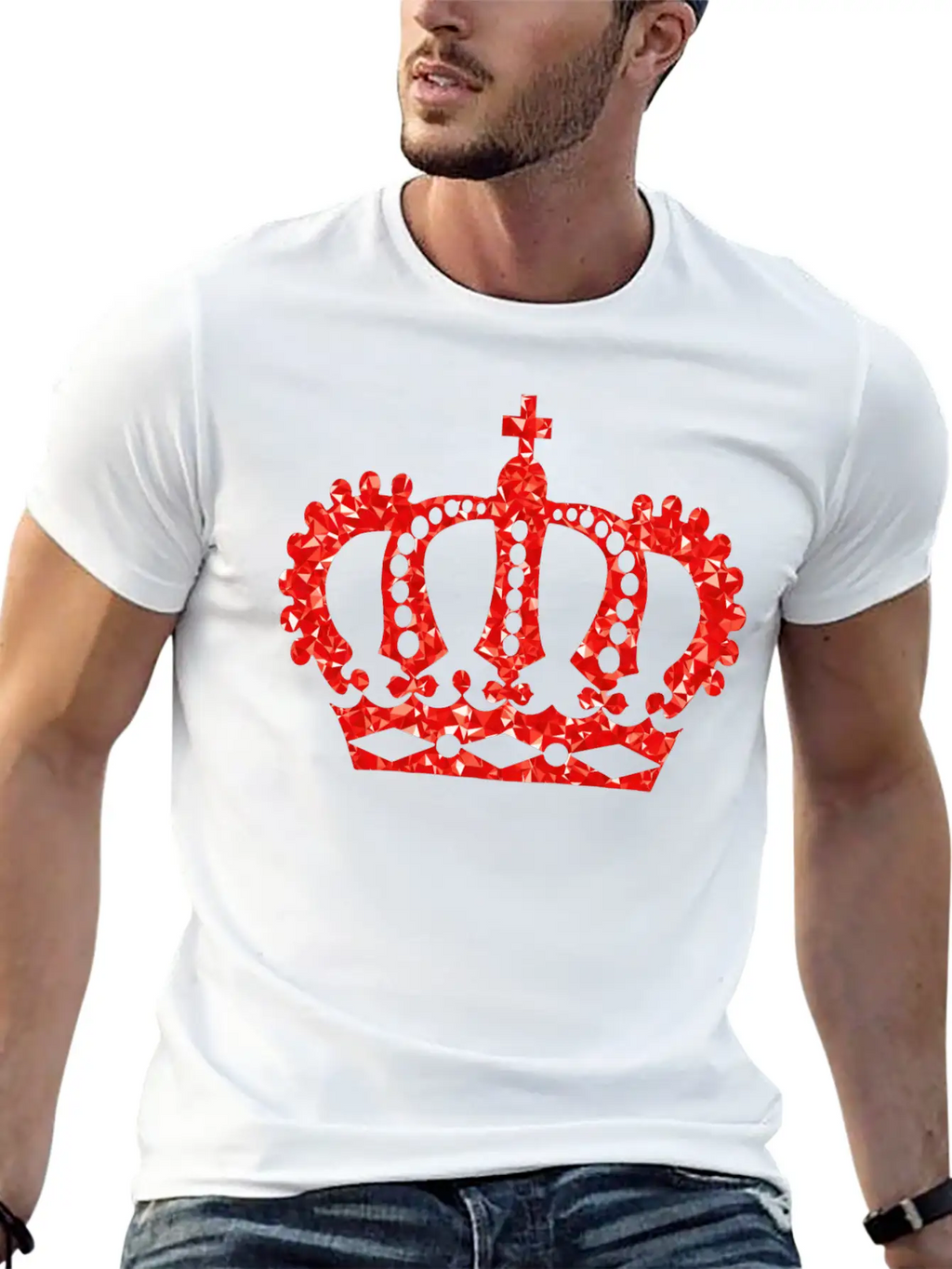 Krone Crown Koenig King Castle Schloss Tower Burg5 Breathable Soft Cotton T-Shirt – Timeless Casual Look
