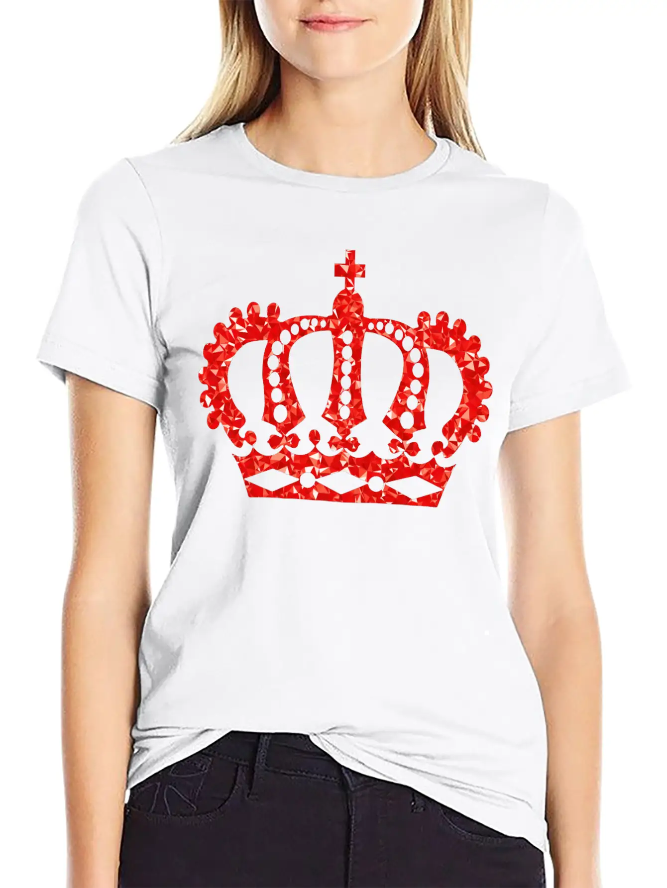 Krone Crown Koenig King Castle Schloss Tower Burg5 Breathable Soft Cotton T-Shirt – Timeless Casual Look