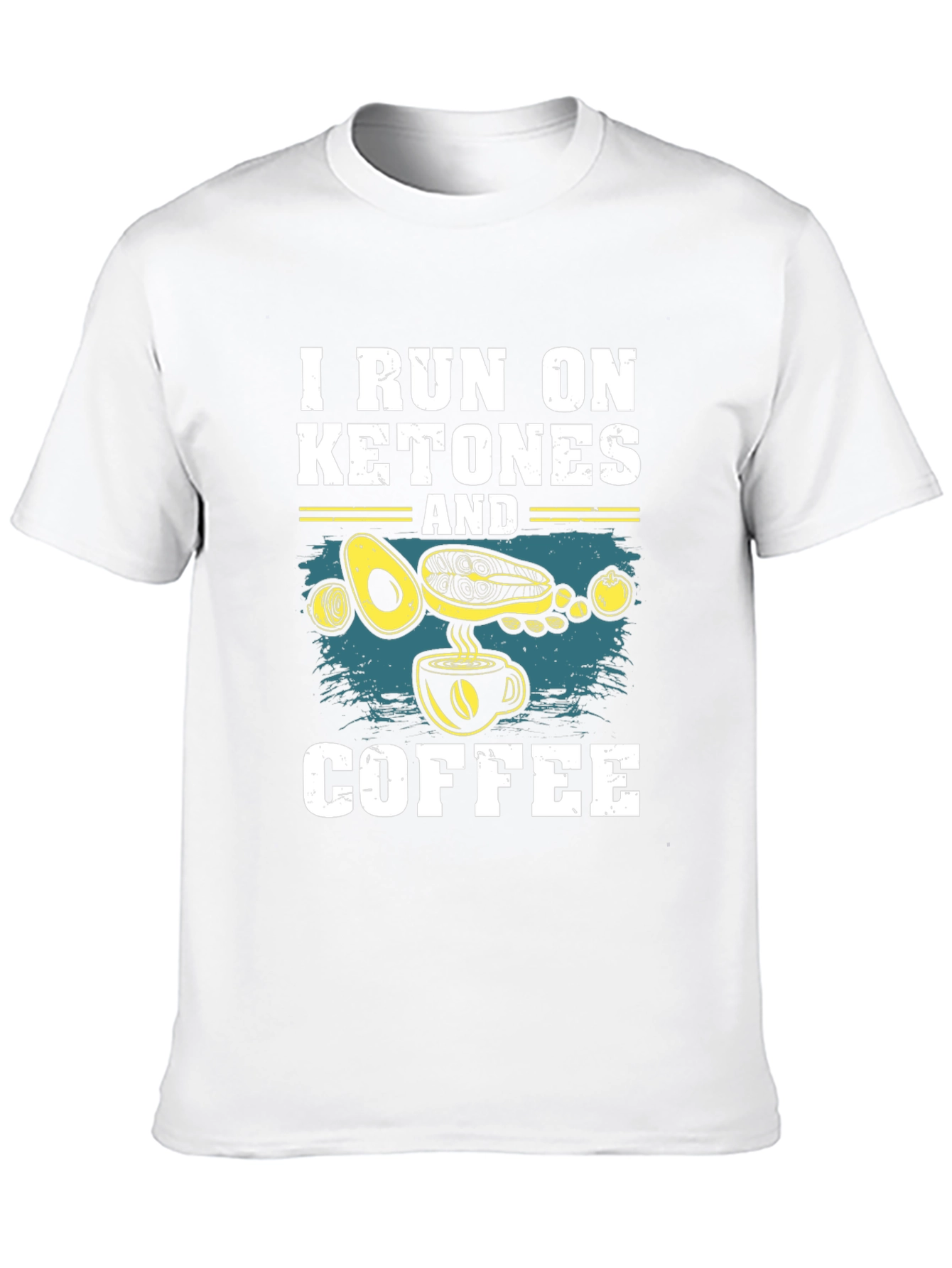 Keto Diet T-Shirt: I Run On Ketones And Coffee