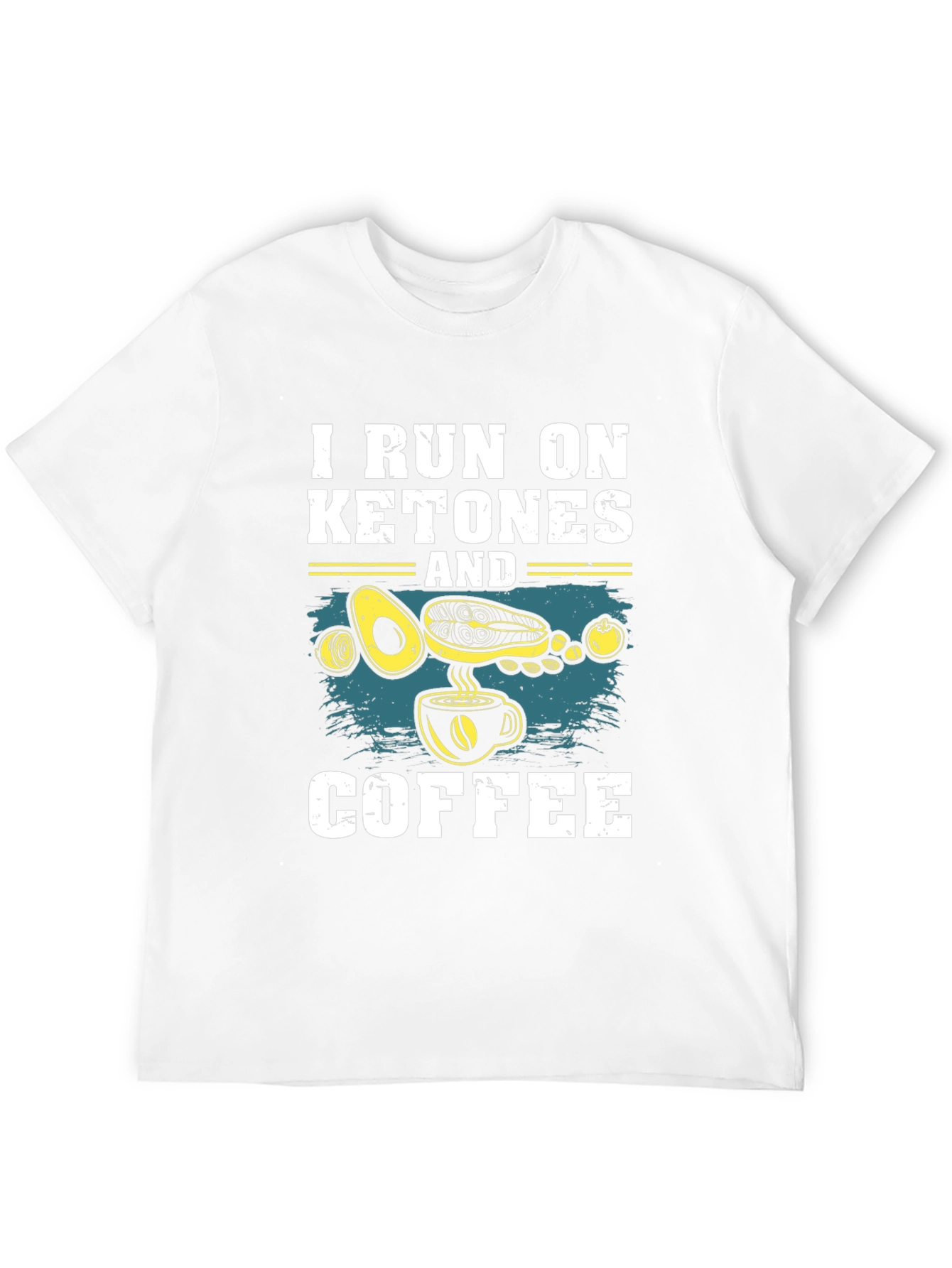 Keto Diet T-Shirt: I Run On Ketones And Coffee