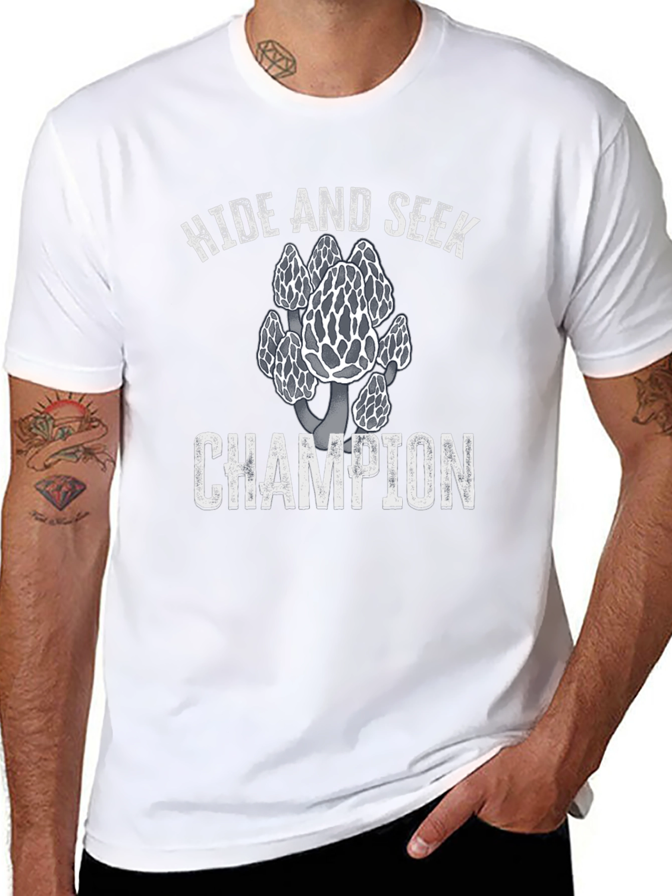 Hide and Seek Champion Morel Mushroom T-Shirt