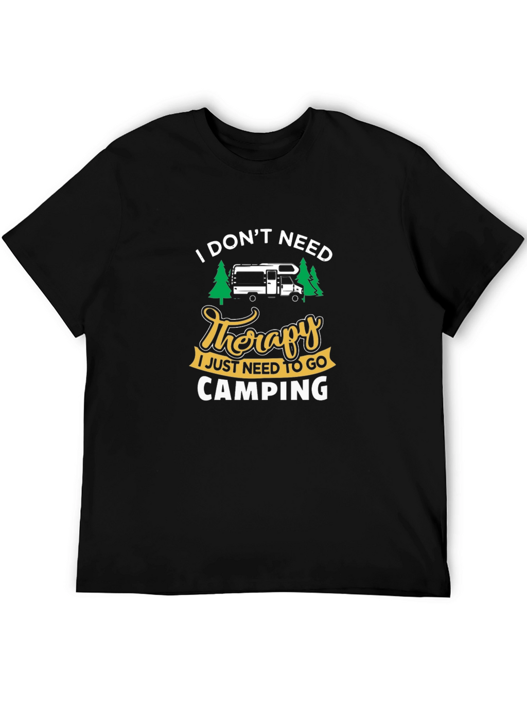 Camping Therapy T-Shirt - Camper RV Tee