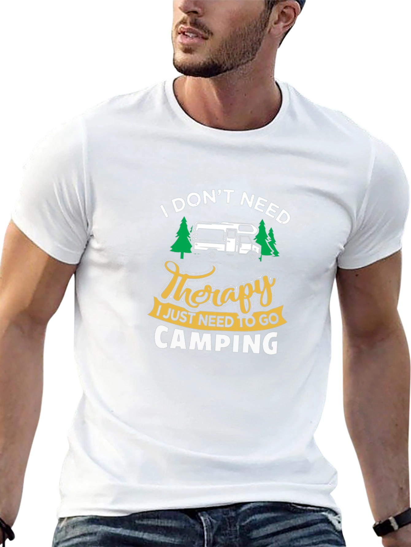 Camping Therapy T-Shirt - Camper RV Tee