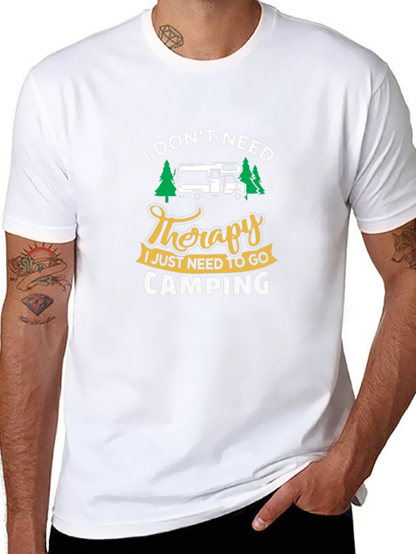 Camping Therapy T-Shirt - Camper RV Tee
