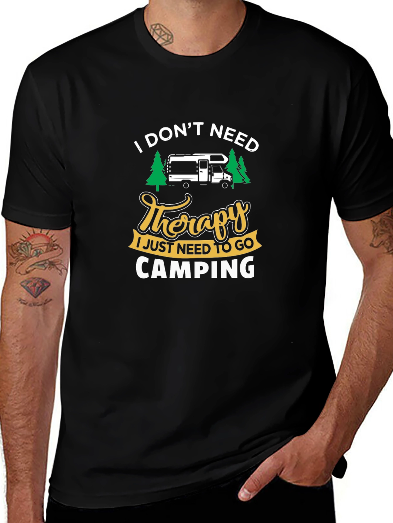 Camping Therapy T-Shirt - Camper RV Tee