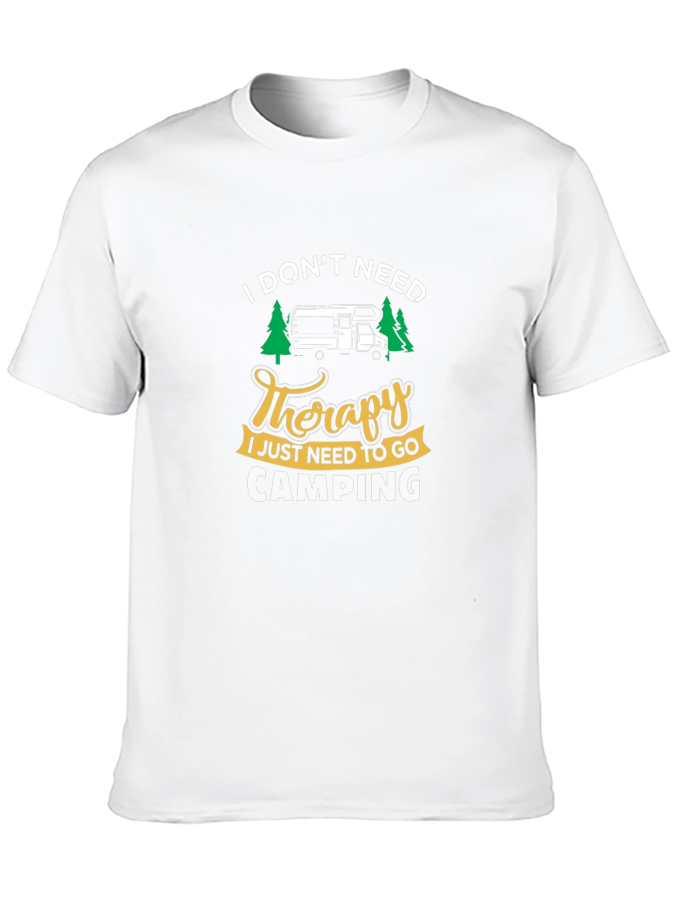 Camping Therapy T-Shirt - Camper RV Tee