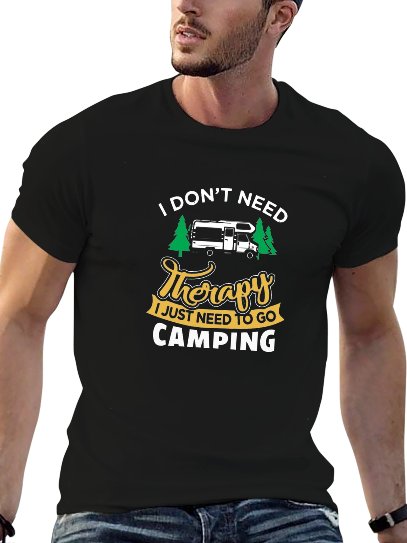 Camping Therapy T-Shirt - Camper RV Tee