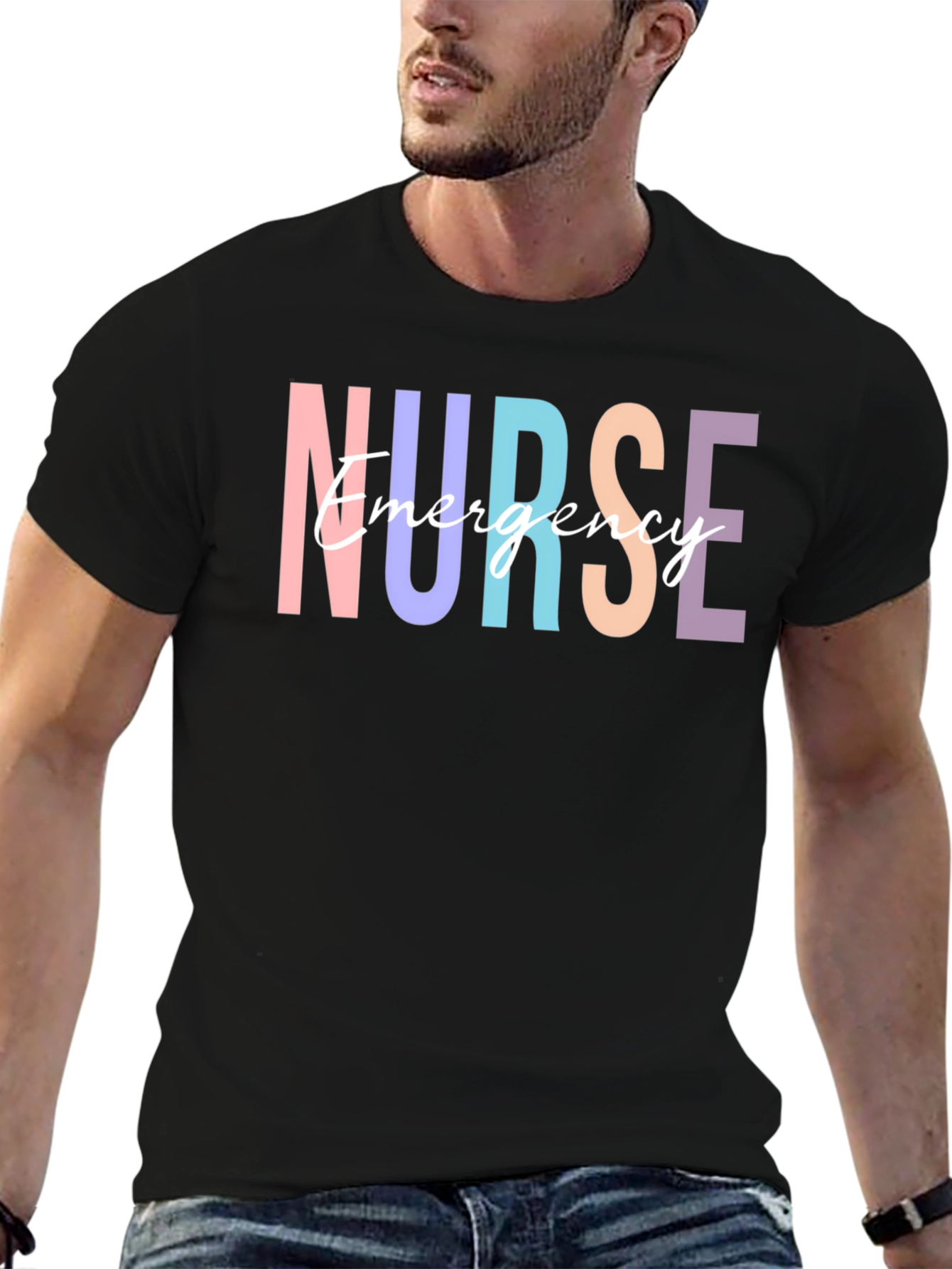 Emergency Nurse T-Shirt - Colorful Design