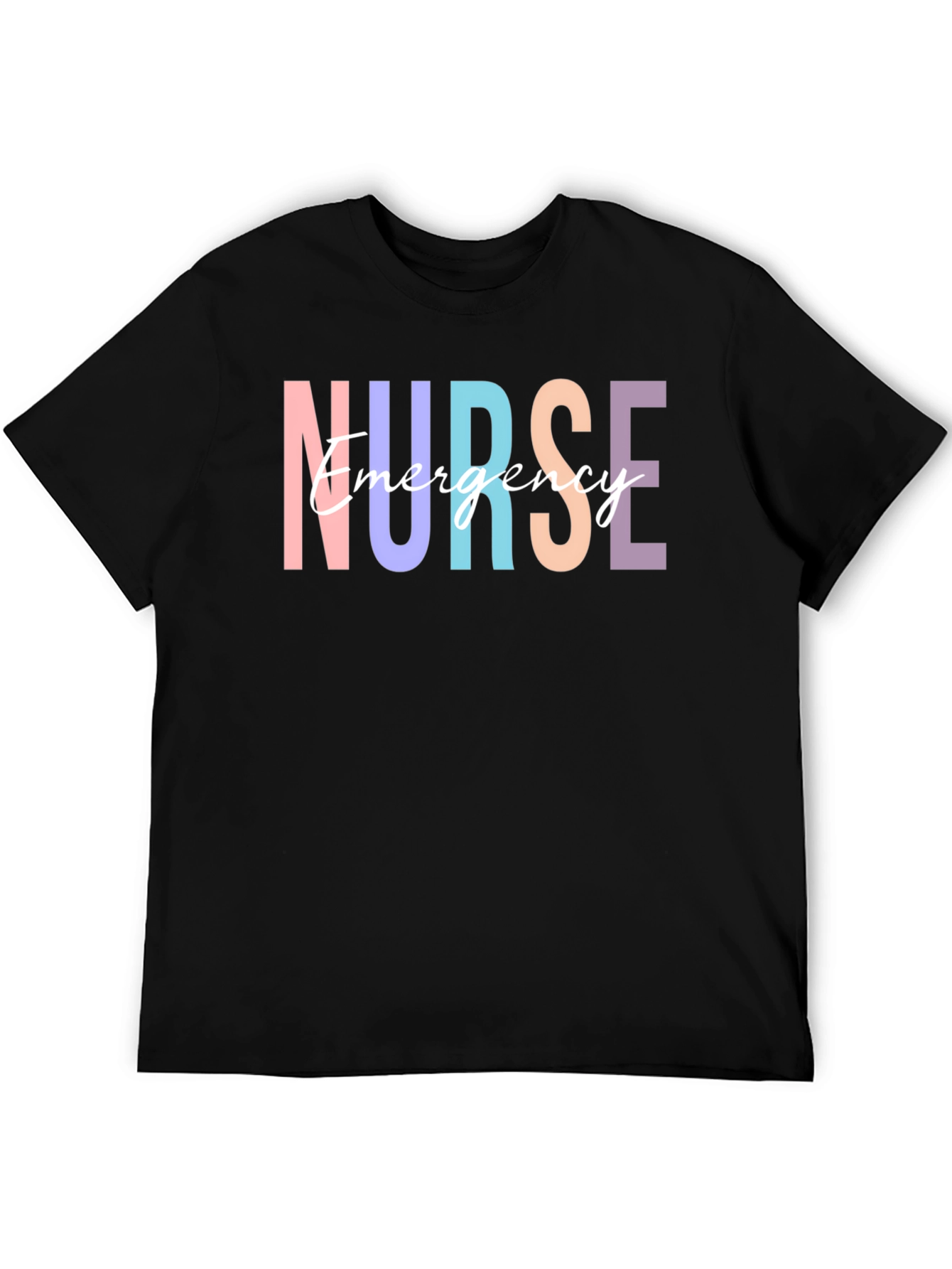 Emergency Nurse T-Shirt - Colorful Design