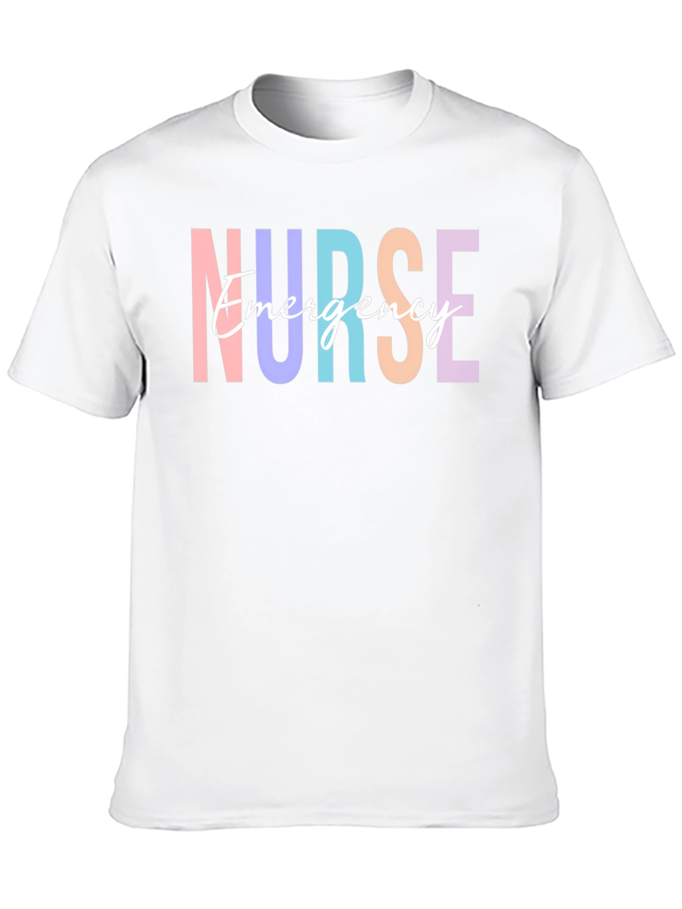 Emergency Nurse T-Shirt - Colorful Design