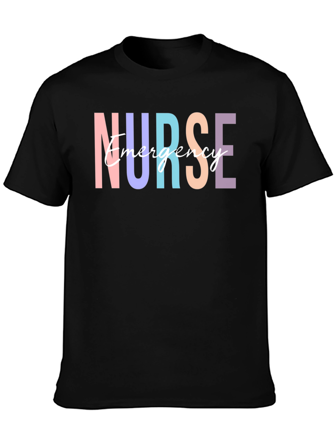 Emergency Nurse T-Shirt - Colorful Design