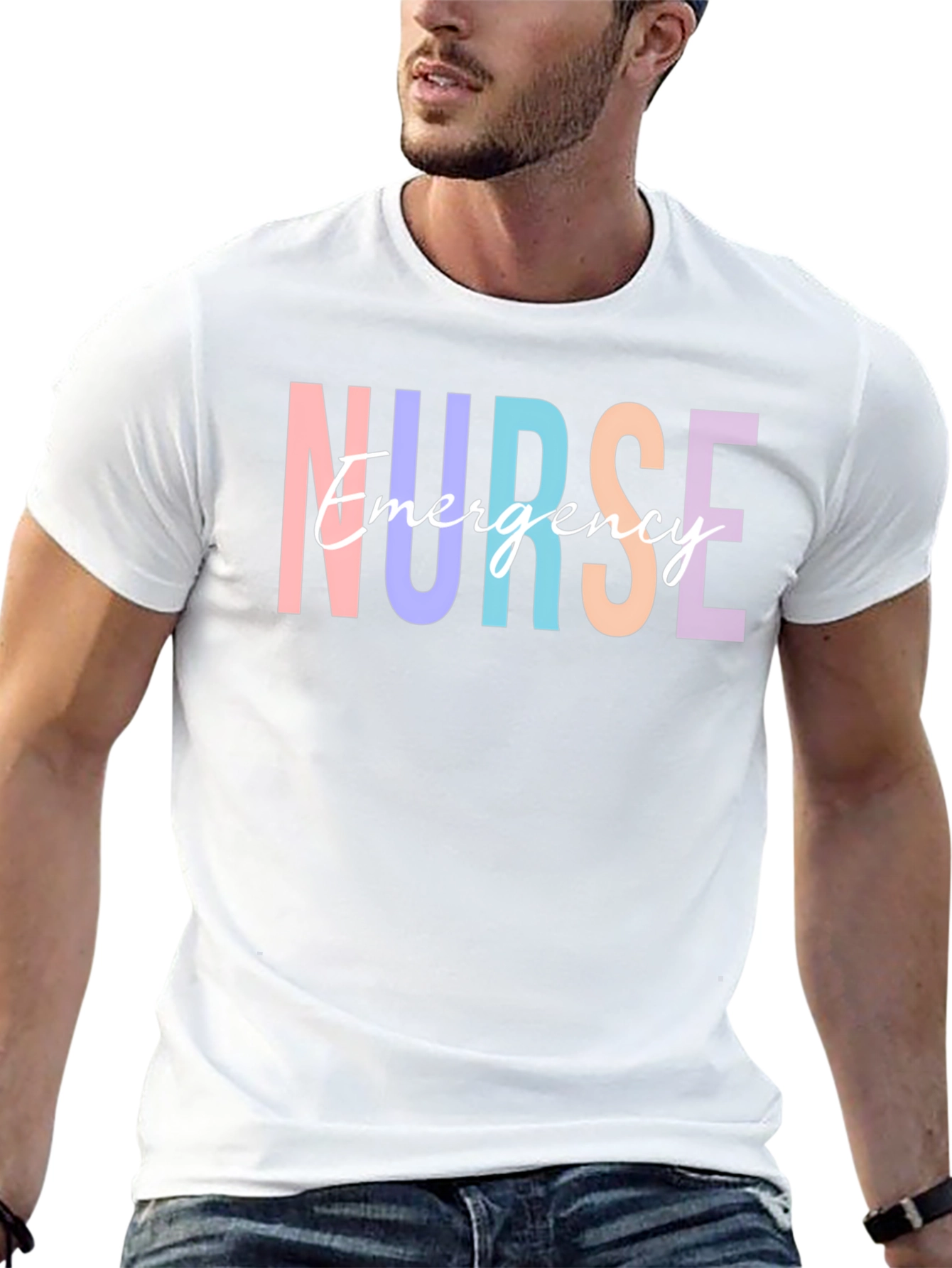 Emergency Nurse T-Shirt - Colorful Design